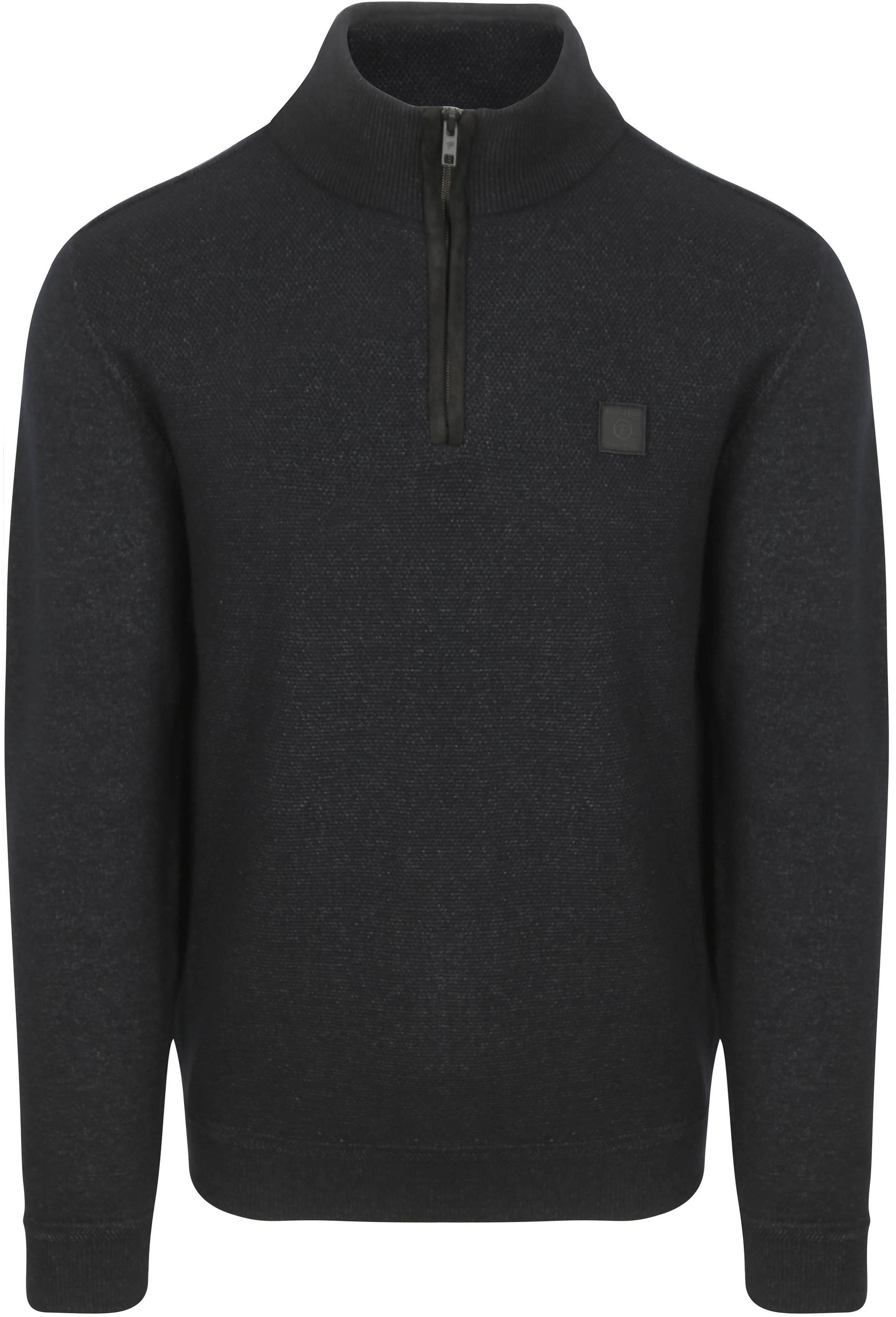 Petrol Half Zip Pullover Melange Navy order online | M-3050-KWC214-9111 | Suitable Liechtenstein