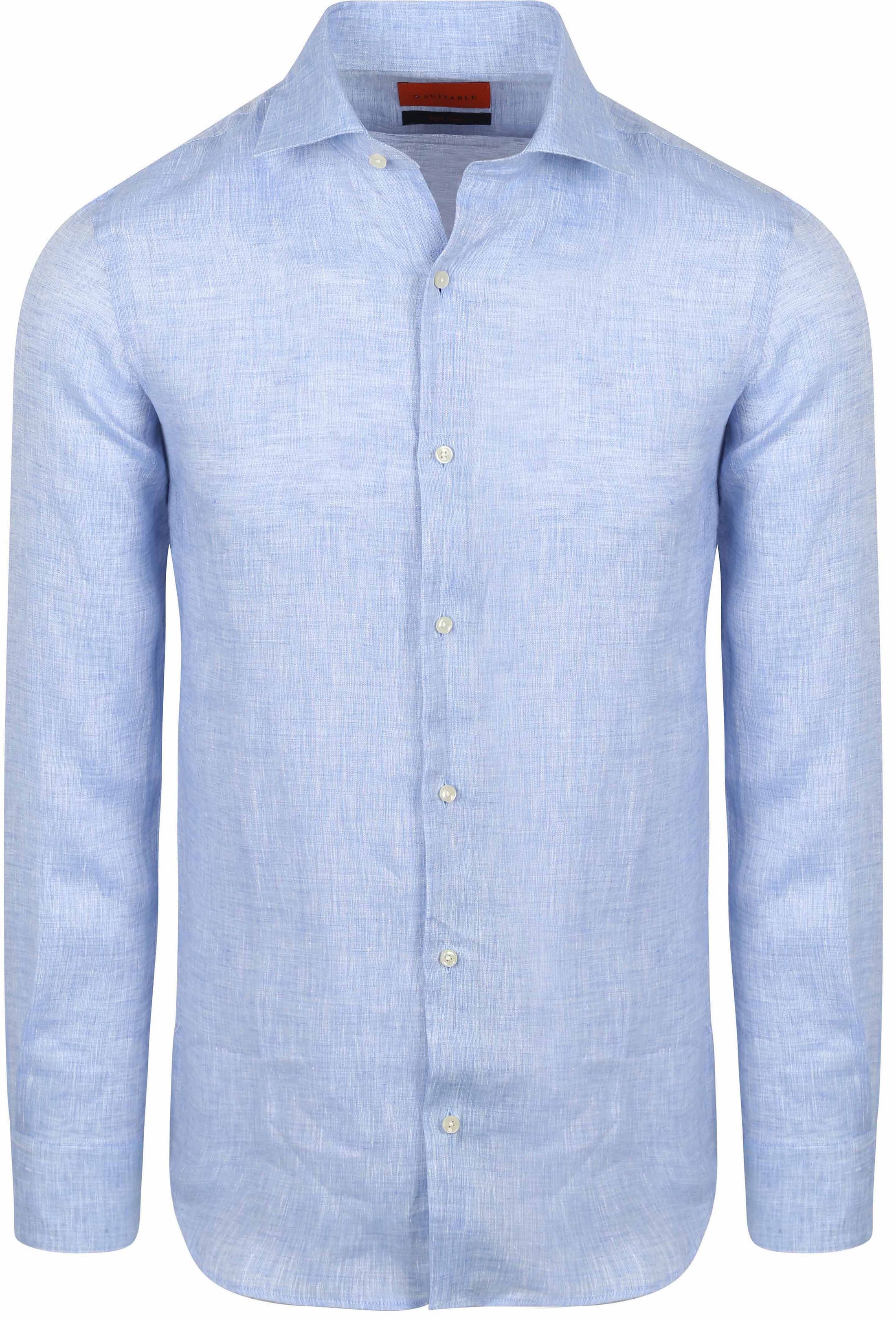 Suitable Shirt Linen Light Blue order online | SH-LIN-CLAS-25.02 Lblue | Suitable Liechtenstein