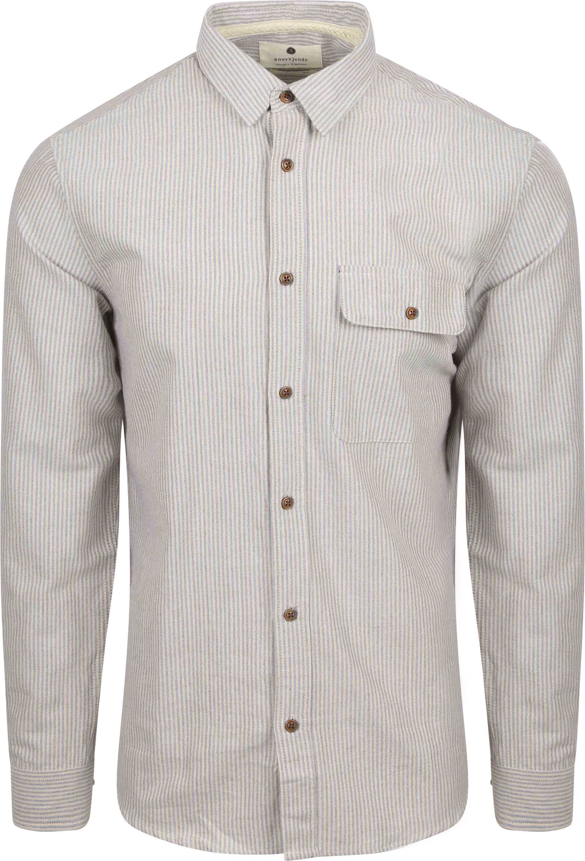 Anerkjendt Shirt Akkonrad Streifen Beige kaufen | 901674-5523 | Suitable