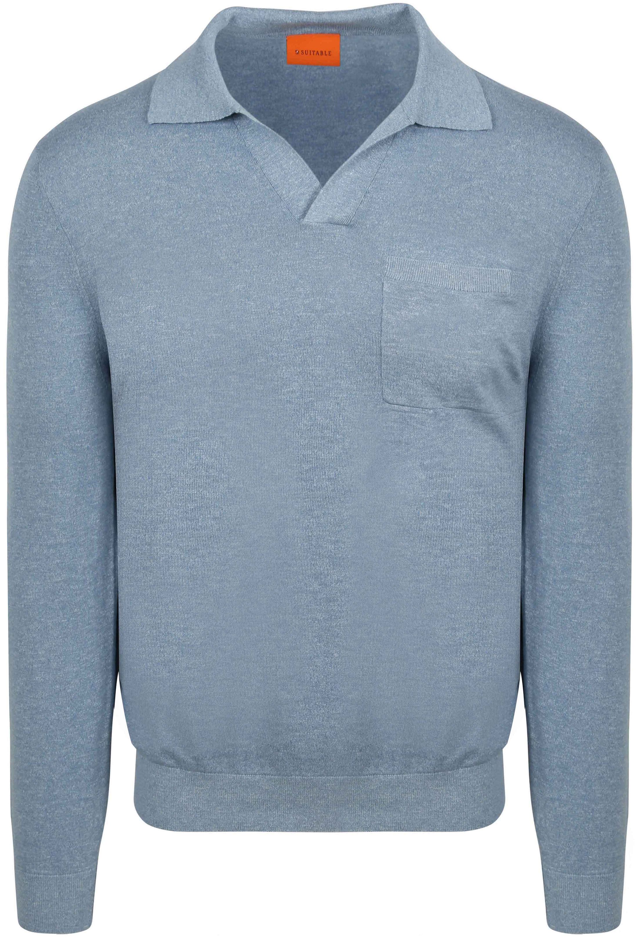 Suitable Polo Niebieski PU-RIV-COLI-26.01 LBlue 16-4023 