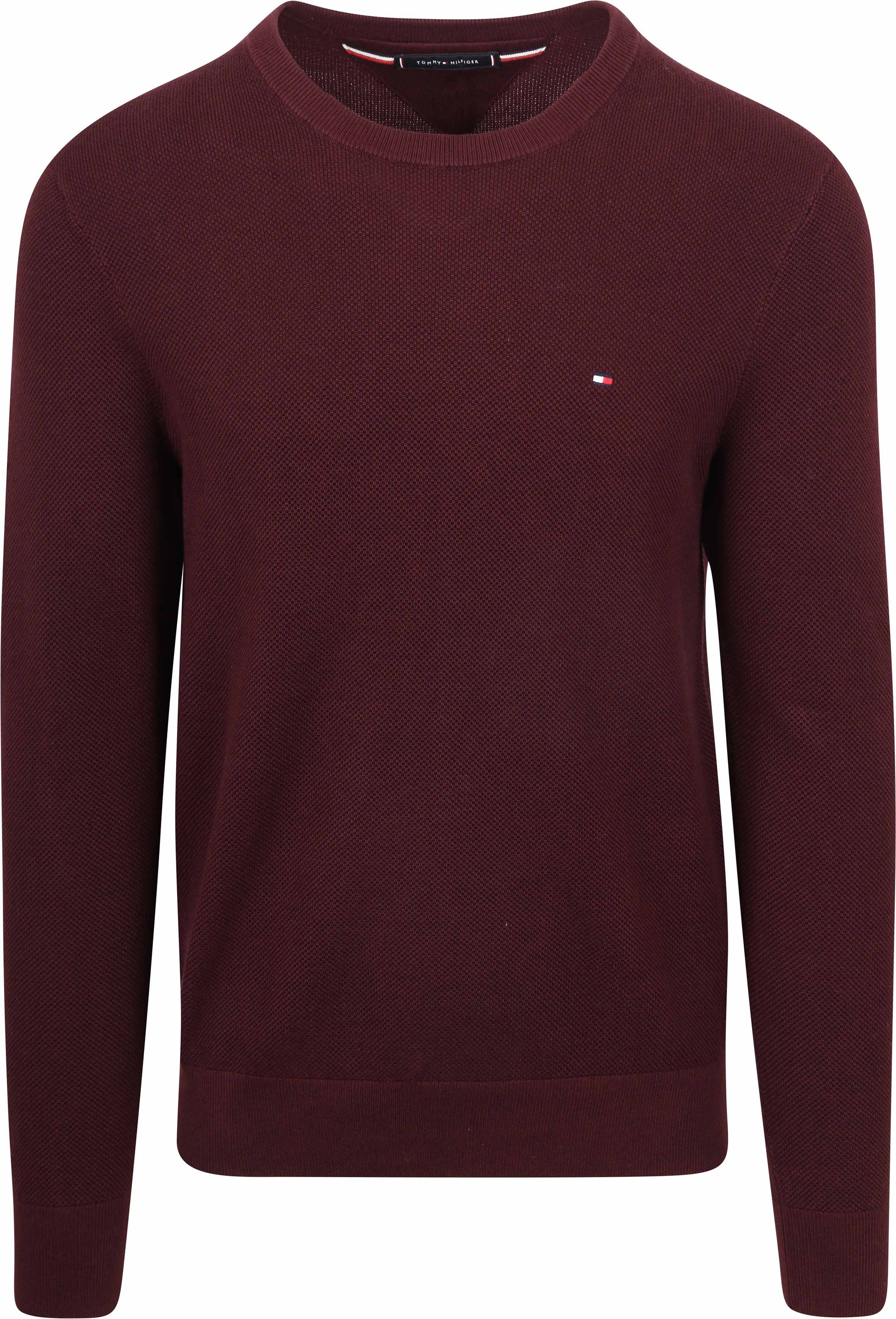 Tommy Hilfiger Structure Pullover Burgundy MW0MW36347-XIH order online | Suitable