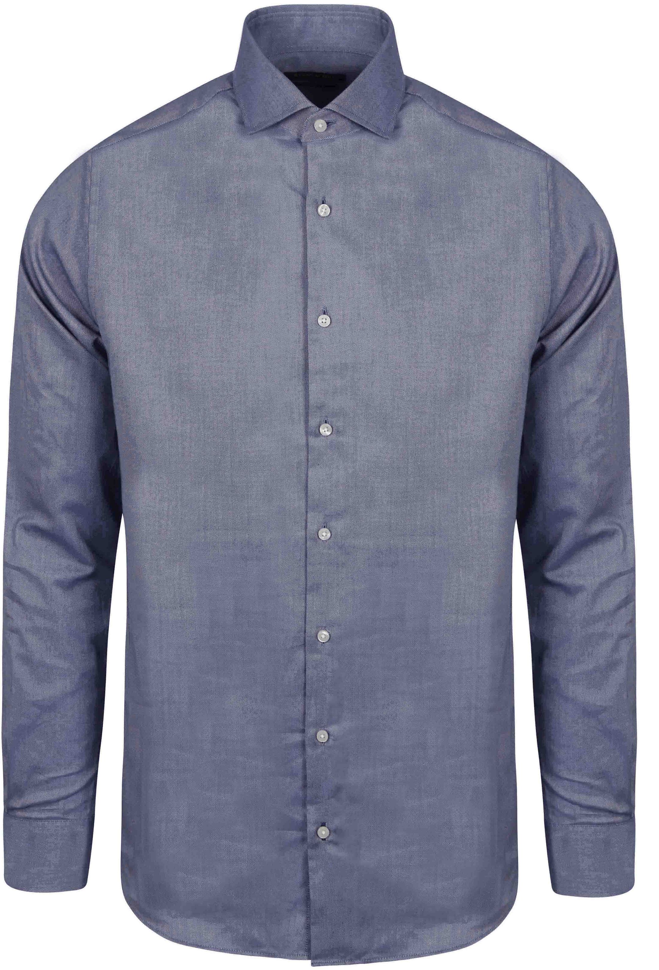 Steppin' Out Hemd Oxford Melange Blauw SH-STEPP-CaW-03 Navy Oxford kopen | Suitable