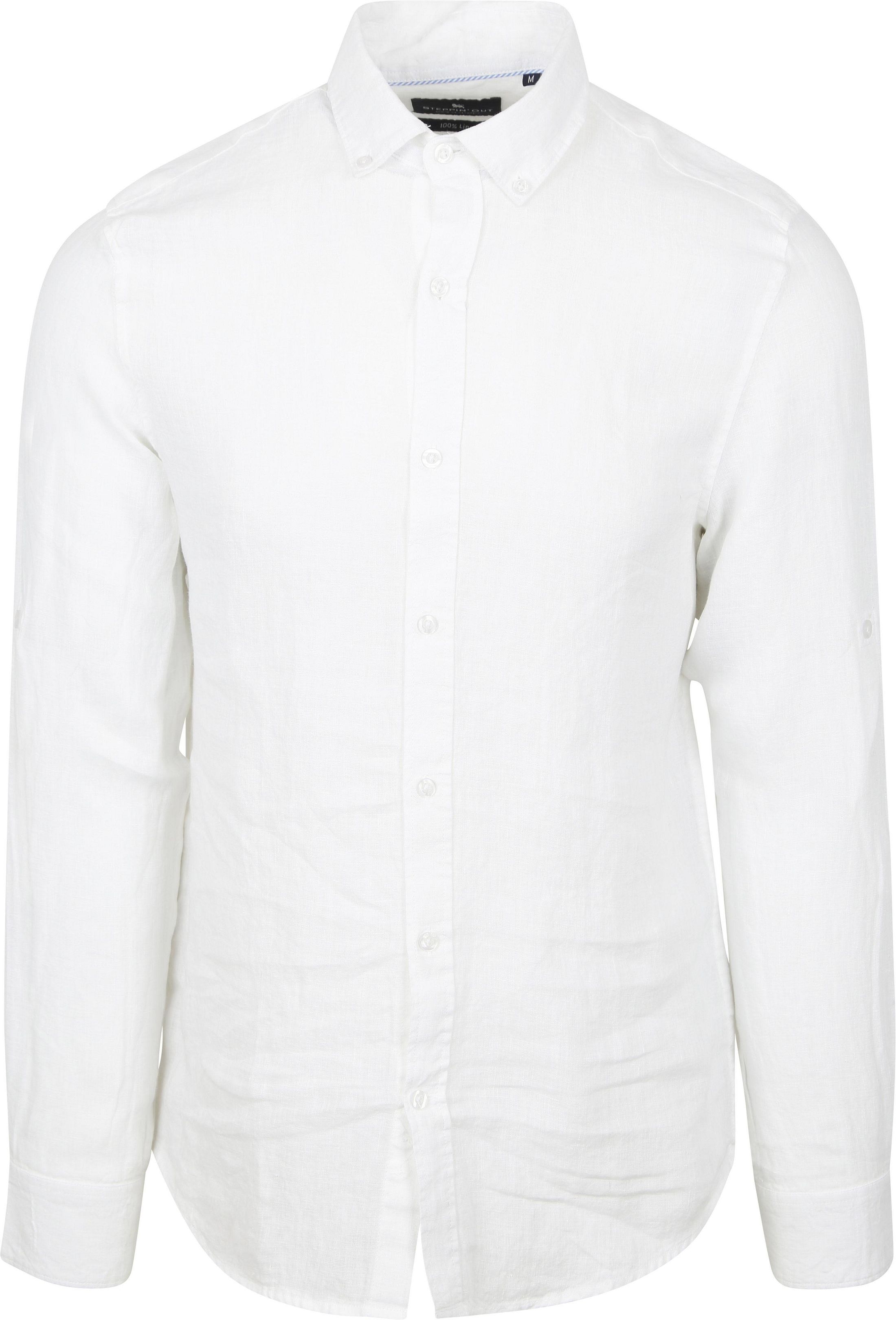 Steppin' Out Chemise De Lin Blanche commander en ligne | SH-LIN-WASH -25.03 | Suitable Luxembourg