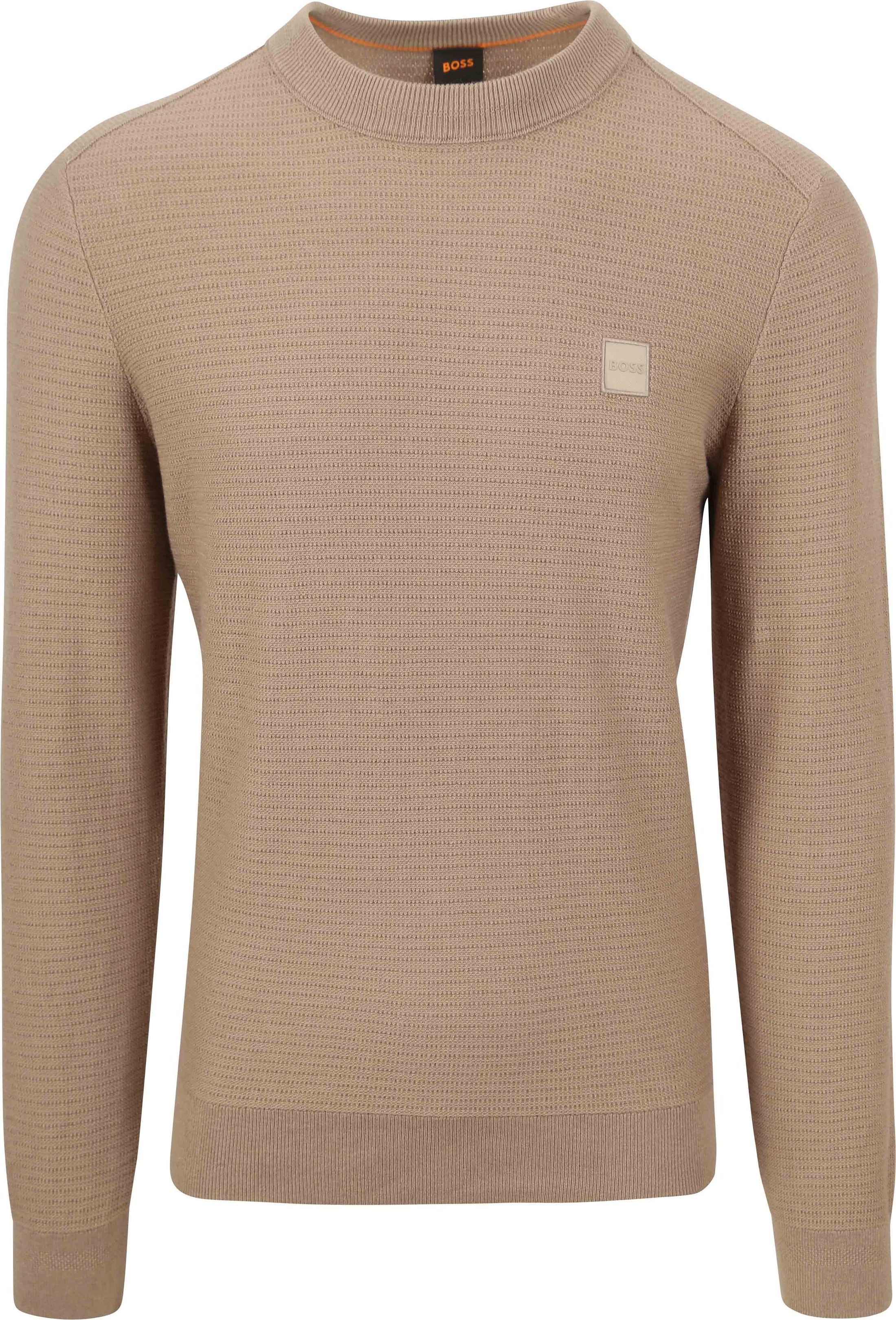 BOSS Trøje Anion Taupe 50495784-246