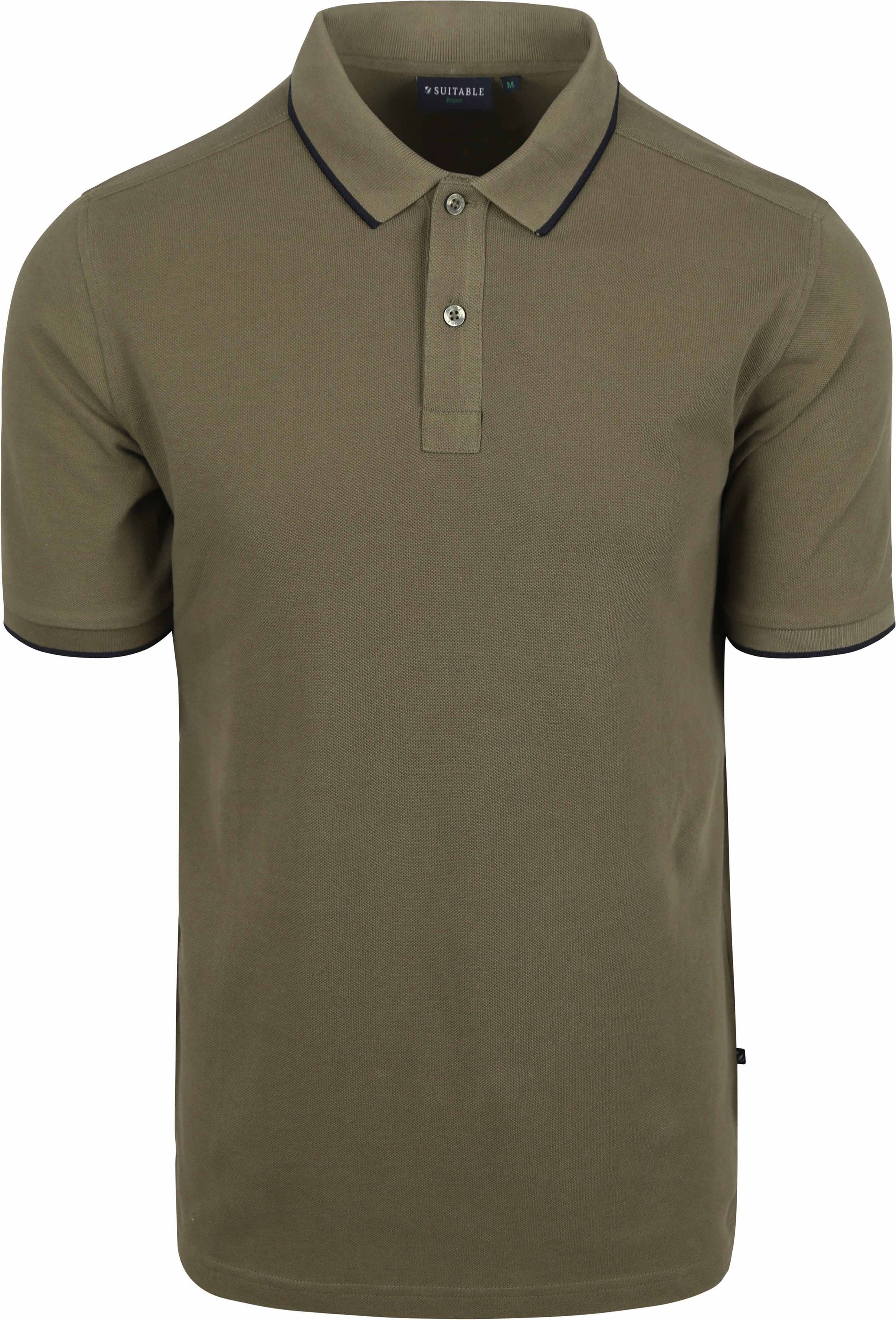 Suitable Respect Polo Shirt Tip Ferry Olive Green order online | RSP-25TPF-DO | Suitable Liechtenstein