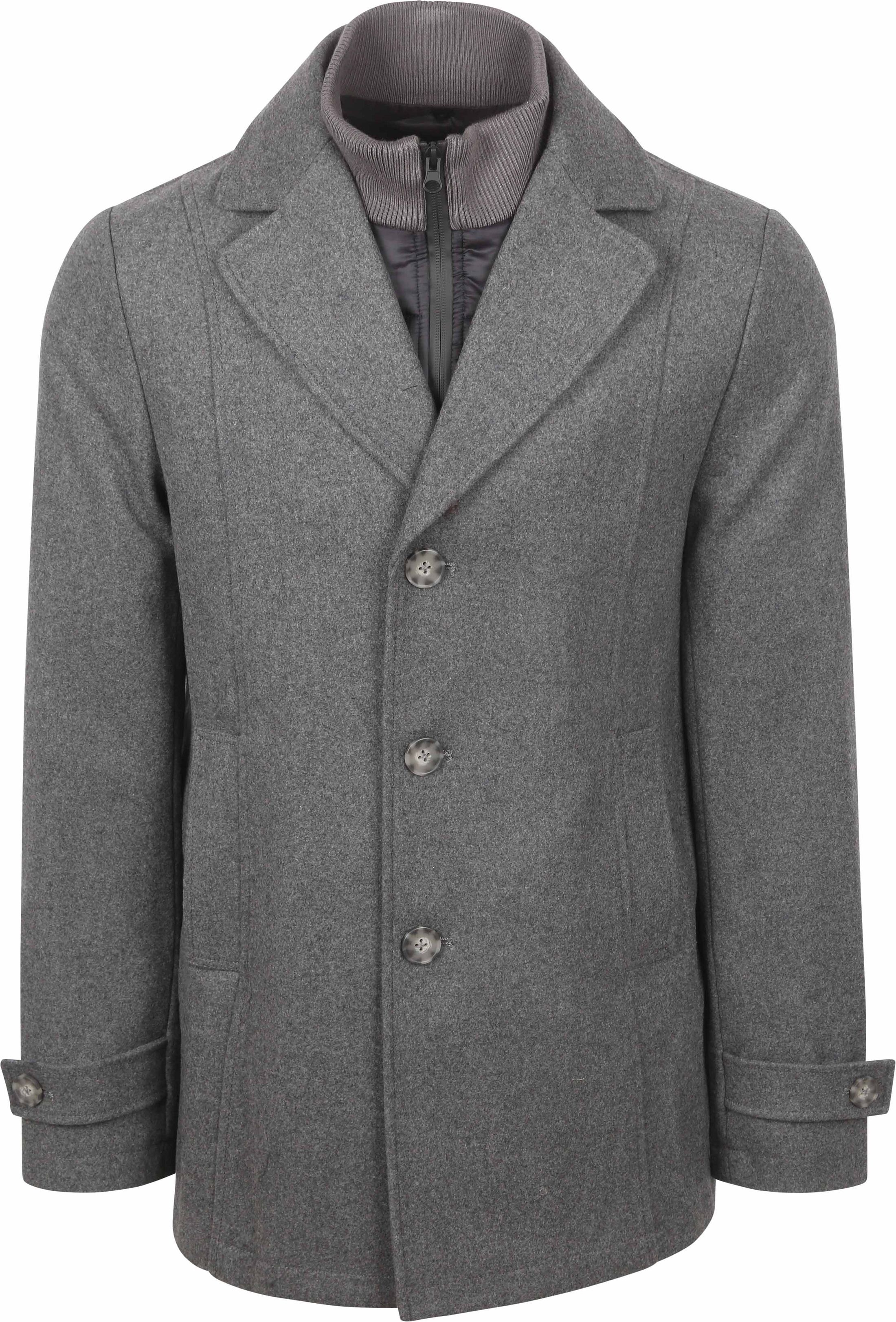 Suitable Caban Coat Wool Grey JA-WOL-SBCAB-STBL-25.02 order online | Suitable