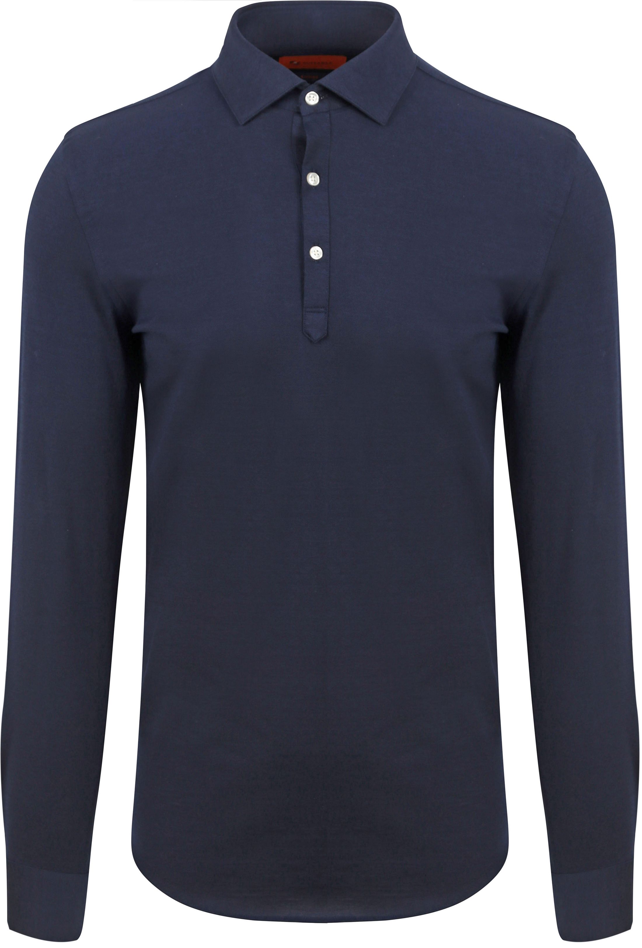 Køb Suitable Camicia Poloshirt i navy PC24-03  | Suitable
