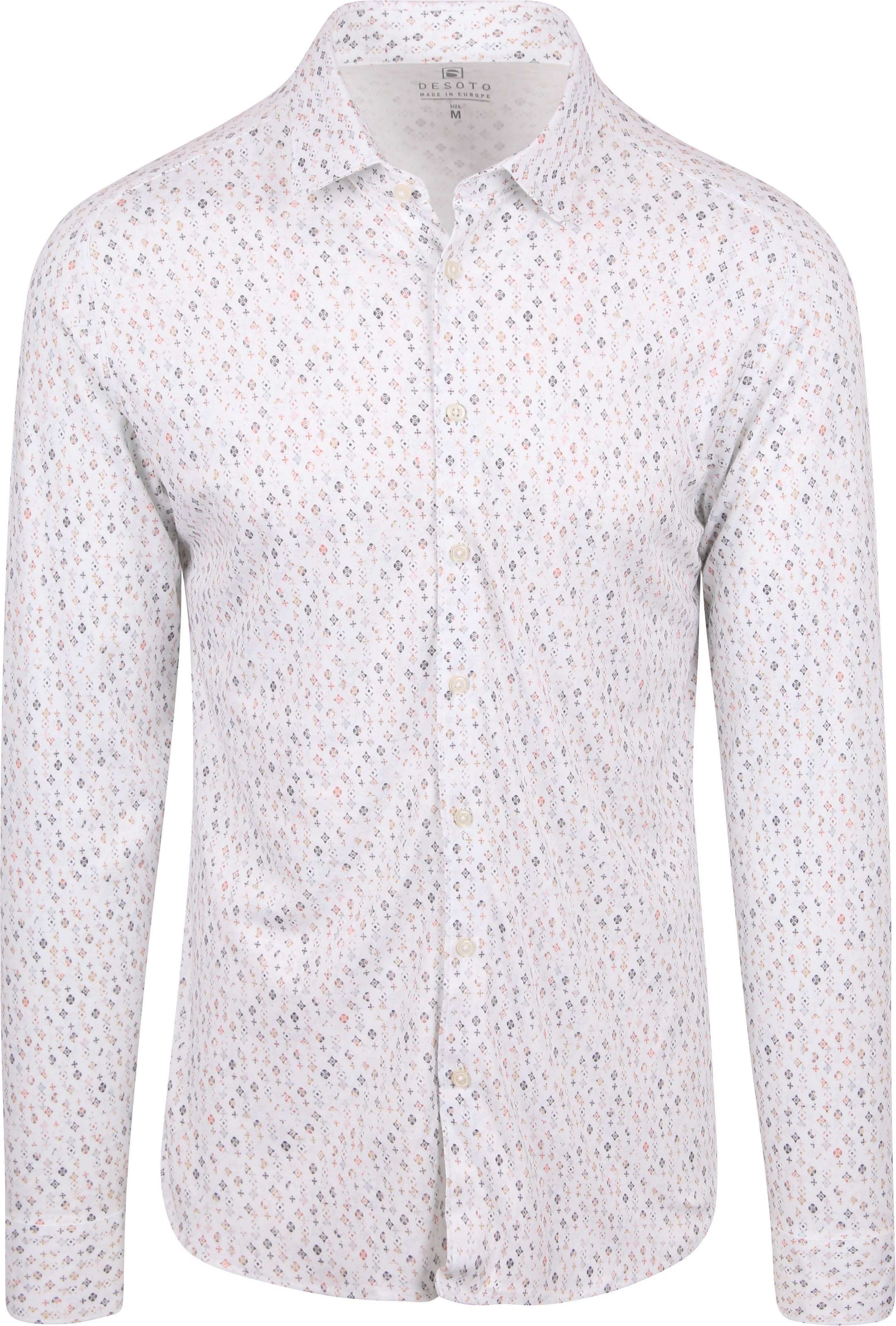 Køb Desoto Skjorte Fundamental Vibes Print Multifarvet 77428-3-821 | Suitable