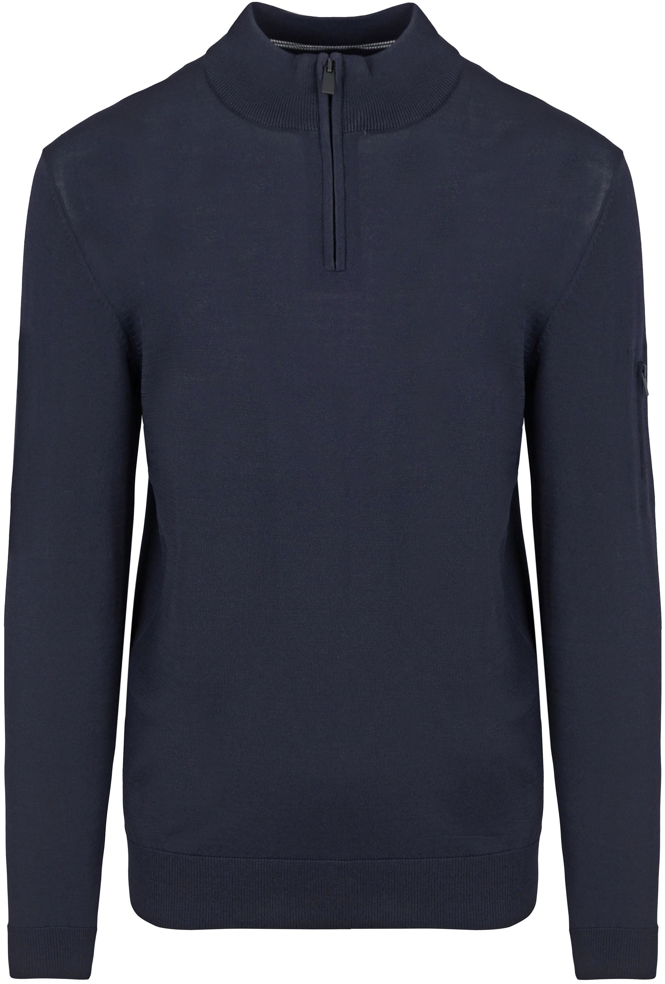 Suitable Race Half Zip Trøje Marineblå Blå Mørkeblå måle XL