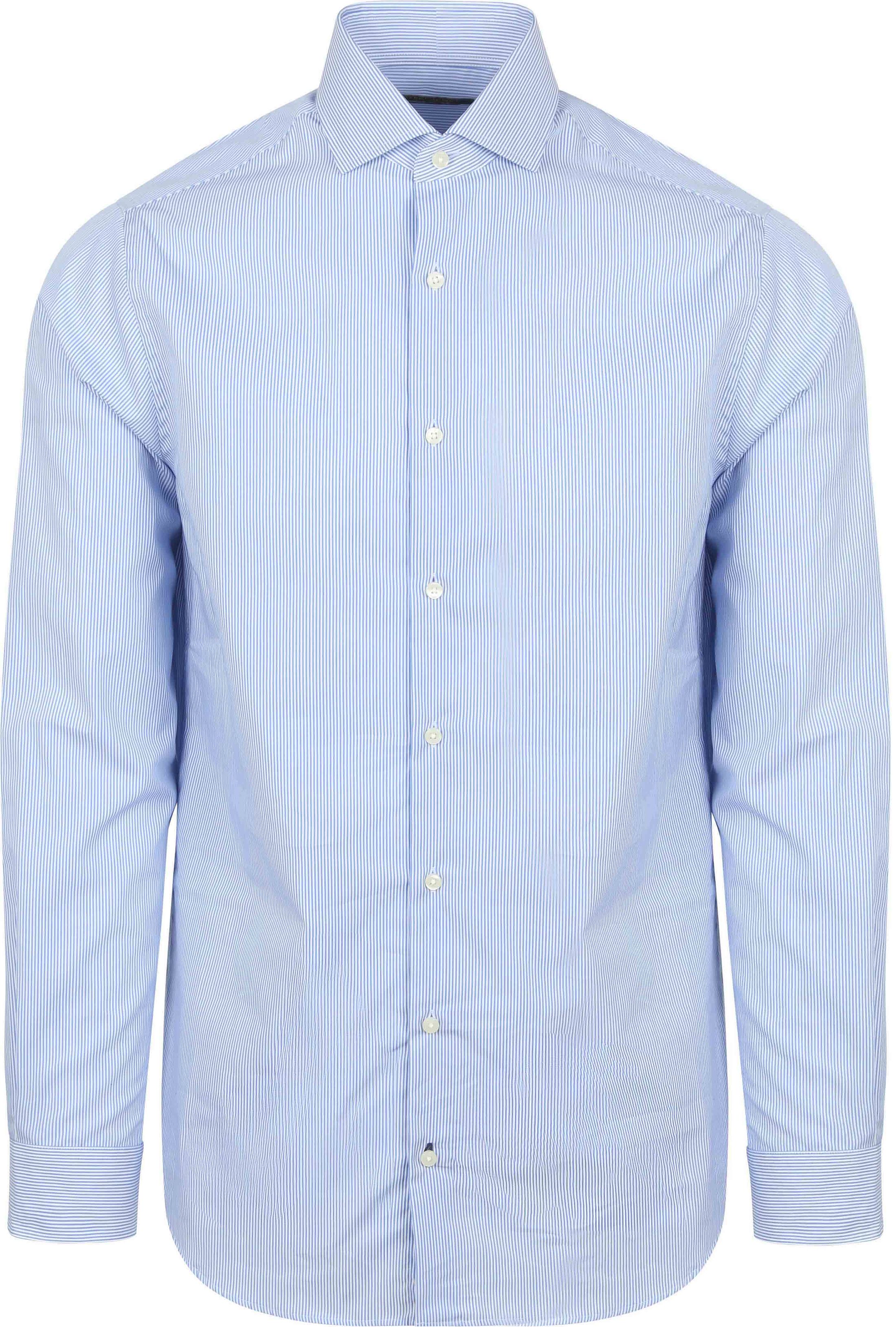 Steppin' Out Skjorta Randig Ljusblå SH-STEPP-CaW-05 Pin Stripe Blue