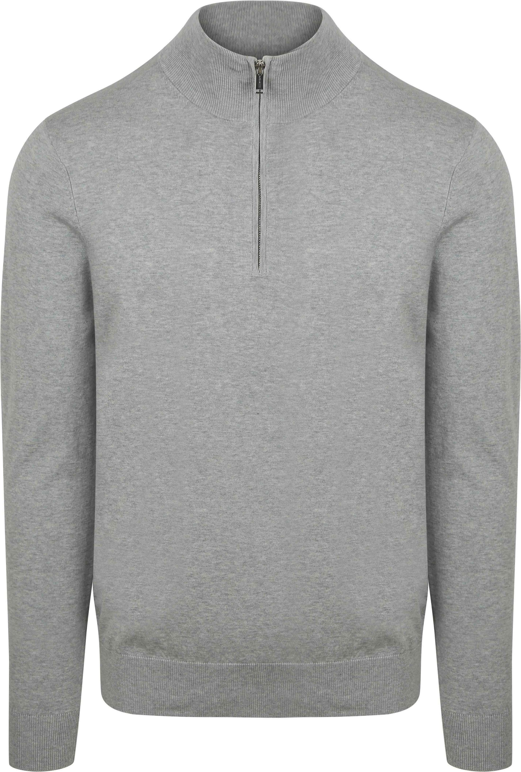 Profuomo Half Zip Pullover Luxury Grijs PP2J00010B-C1 kopen | Suitable