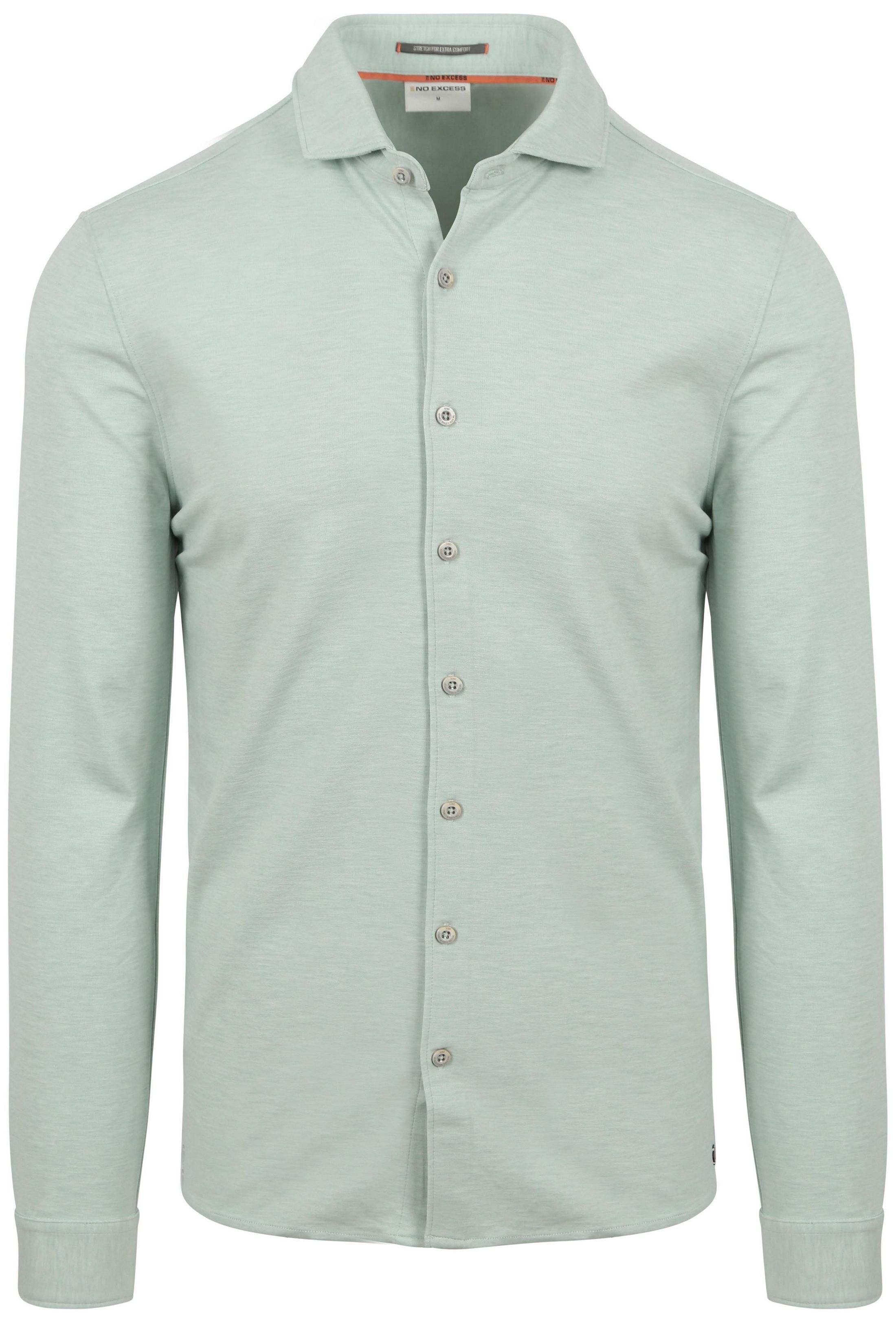 Køb No Excess Skjorte i Mintgrøn Jersey 23410180-058 | Suitable