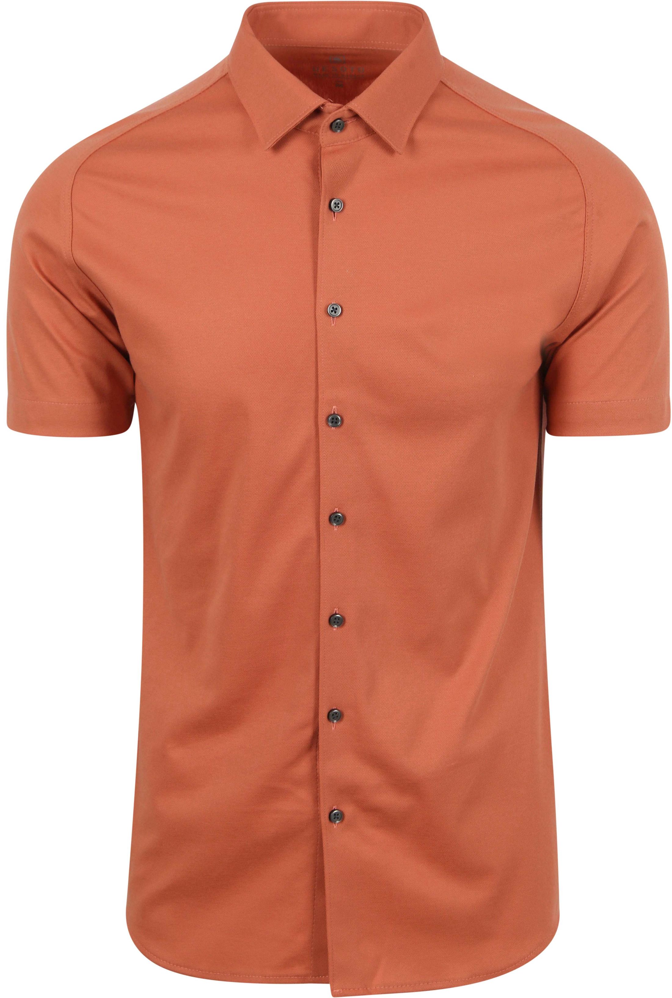 Køb Desoto Kortærmet Jersey Skjorte Fersken Orange 97032-3-308 | Suitable