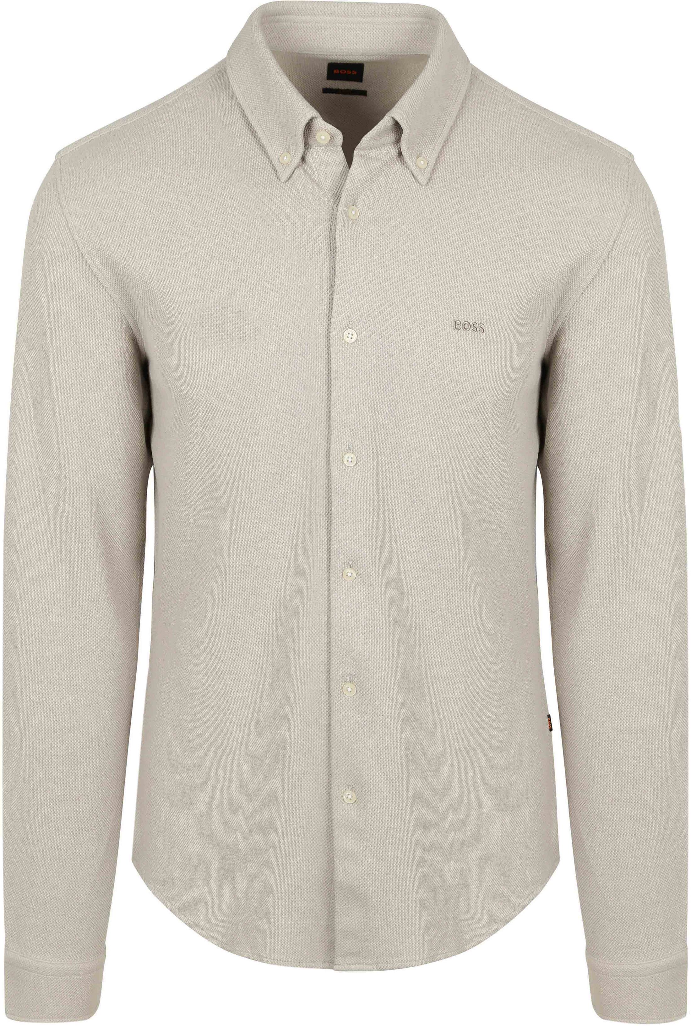 BOSS Myjersey Skjorta Ecru