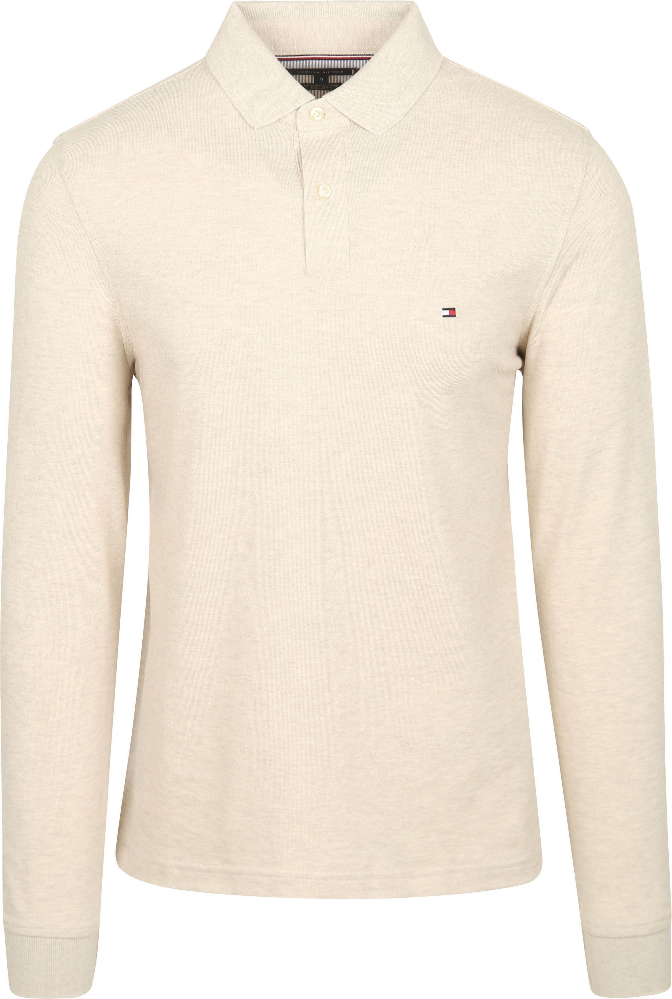 Tommy Hilfiger Longsleeve Polo Shirt Melange Ecru MW0MW20183-HGF order online | Suitable