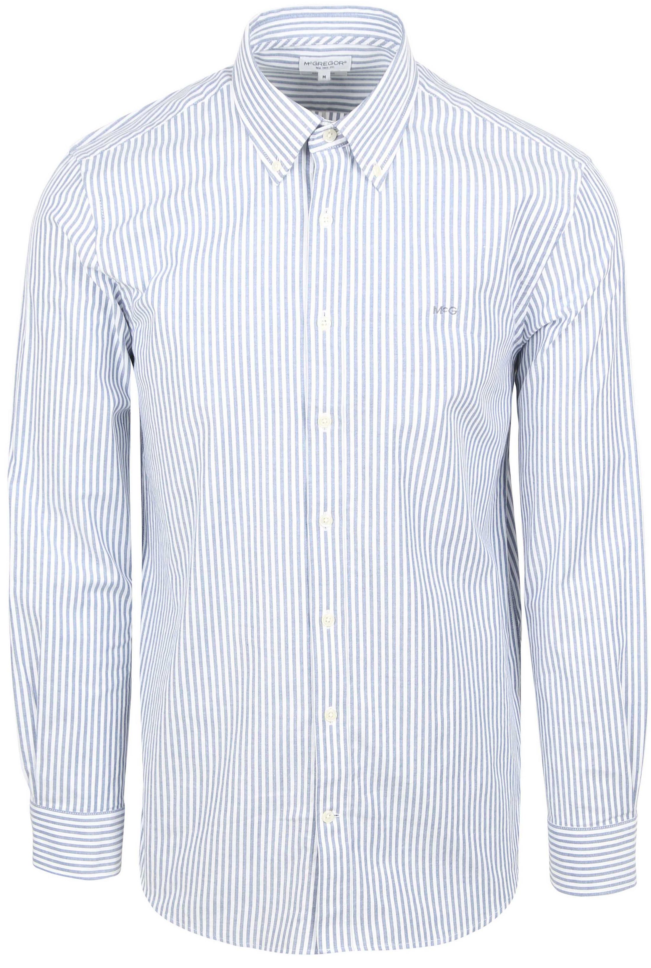 McGregor Hemd Oxford Streep Blauw MM251.6001.03-2100 kopen | Suitable