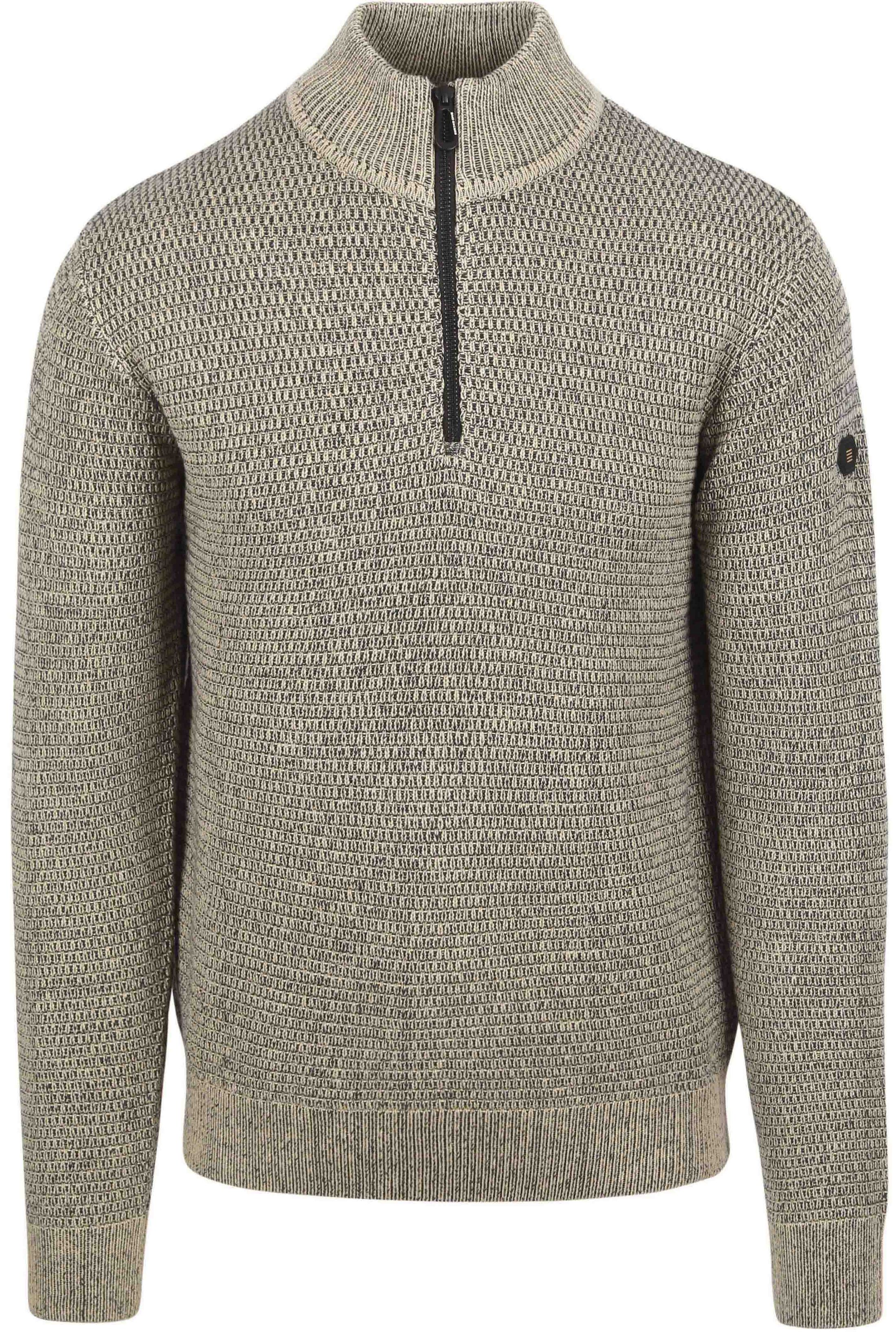 No Excess Pull Demi-Zip Mélange Structure Stone 25230904-014 commander en ligne | Suitable