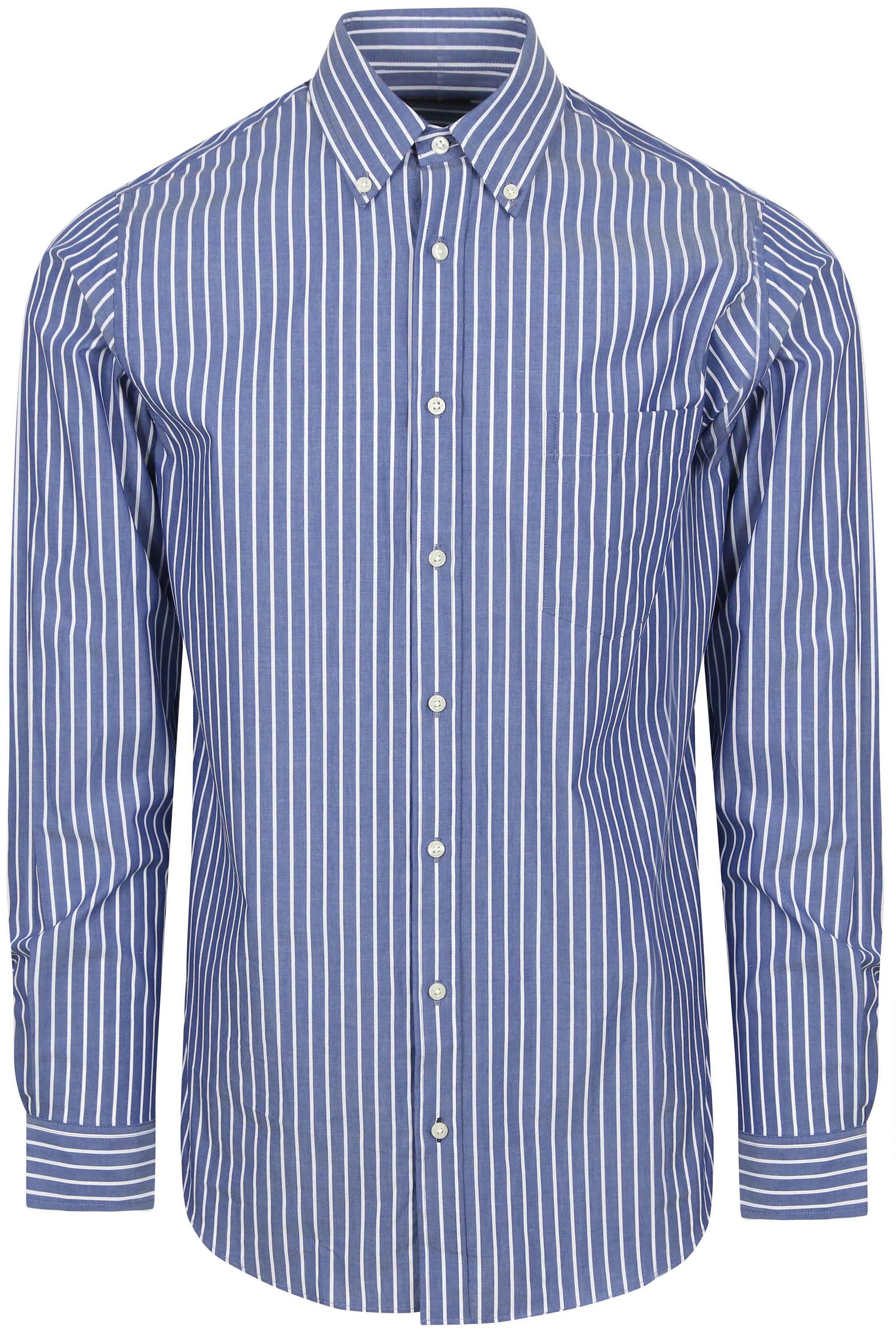 Steppin' Out Skjorte Striber Blå SH-STEPP-BD-06 Stripe Royal