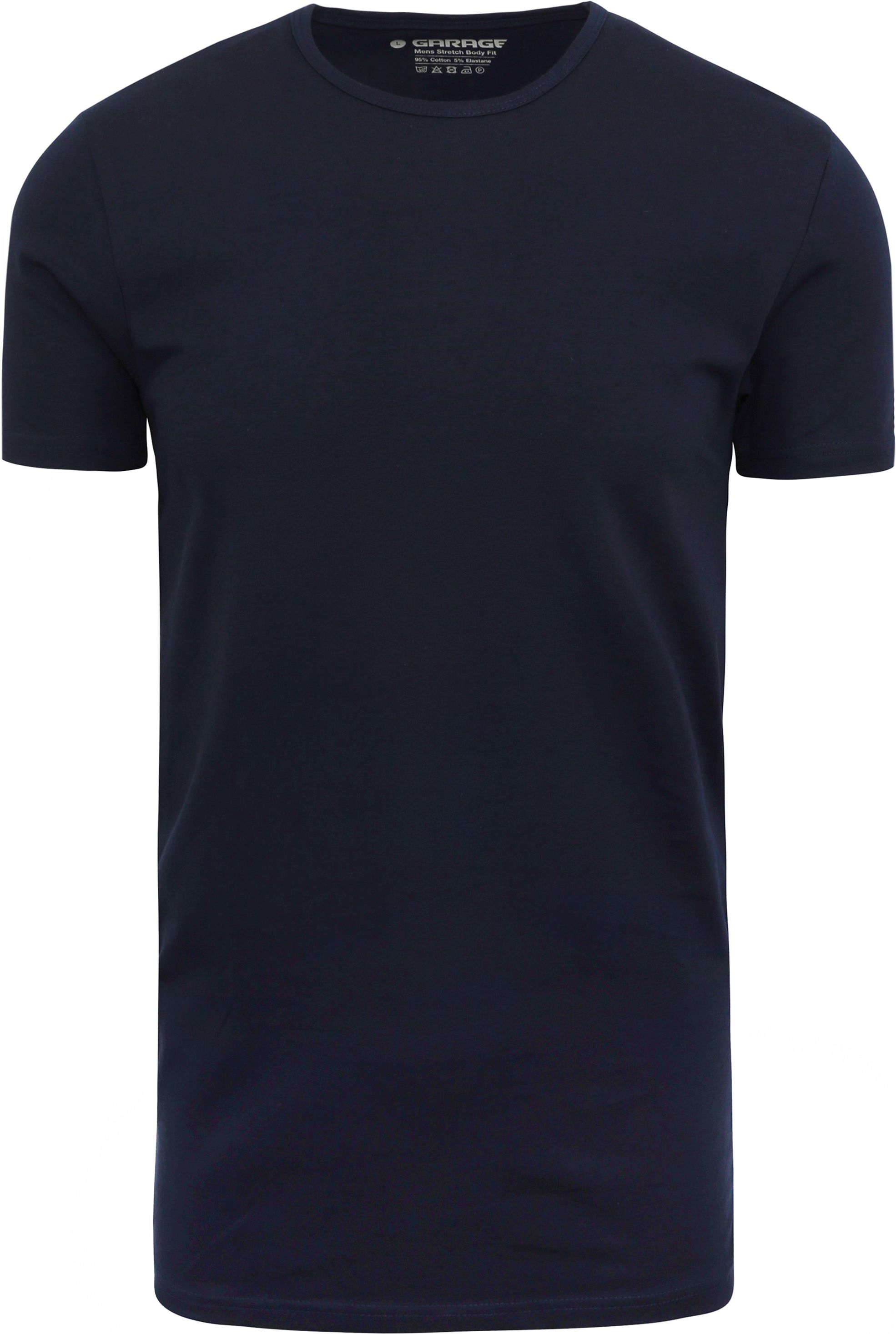 Køb Garage Stretch Basic Navy O-hals 0201-400 | Suitable
