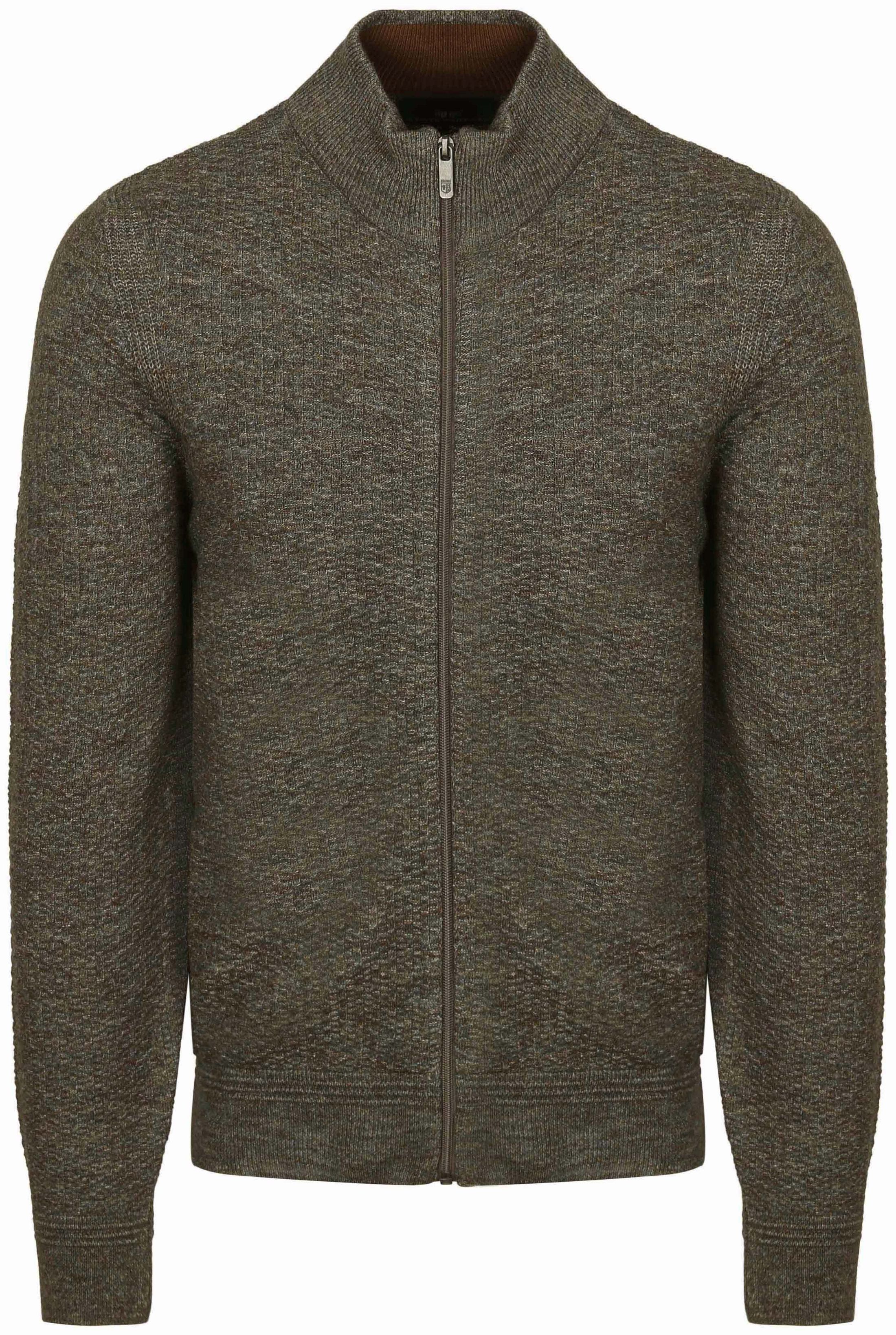 State Of Art Cardigan Structure Melange Marron commander en ligne | 16125062-8889 | Suitable Luxembourg