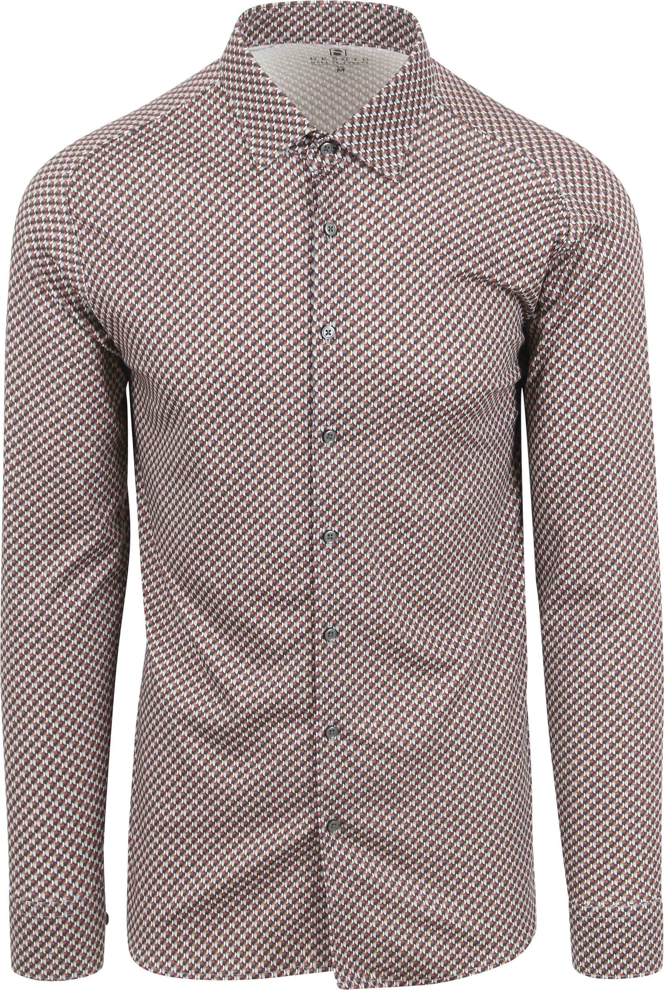 Desoto Camicia Rosso 78328-3-848 