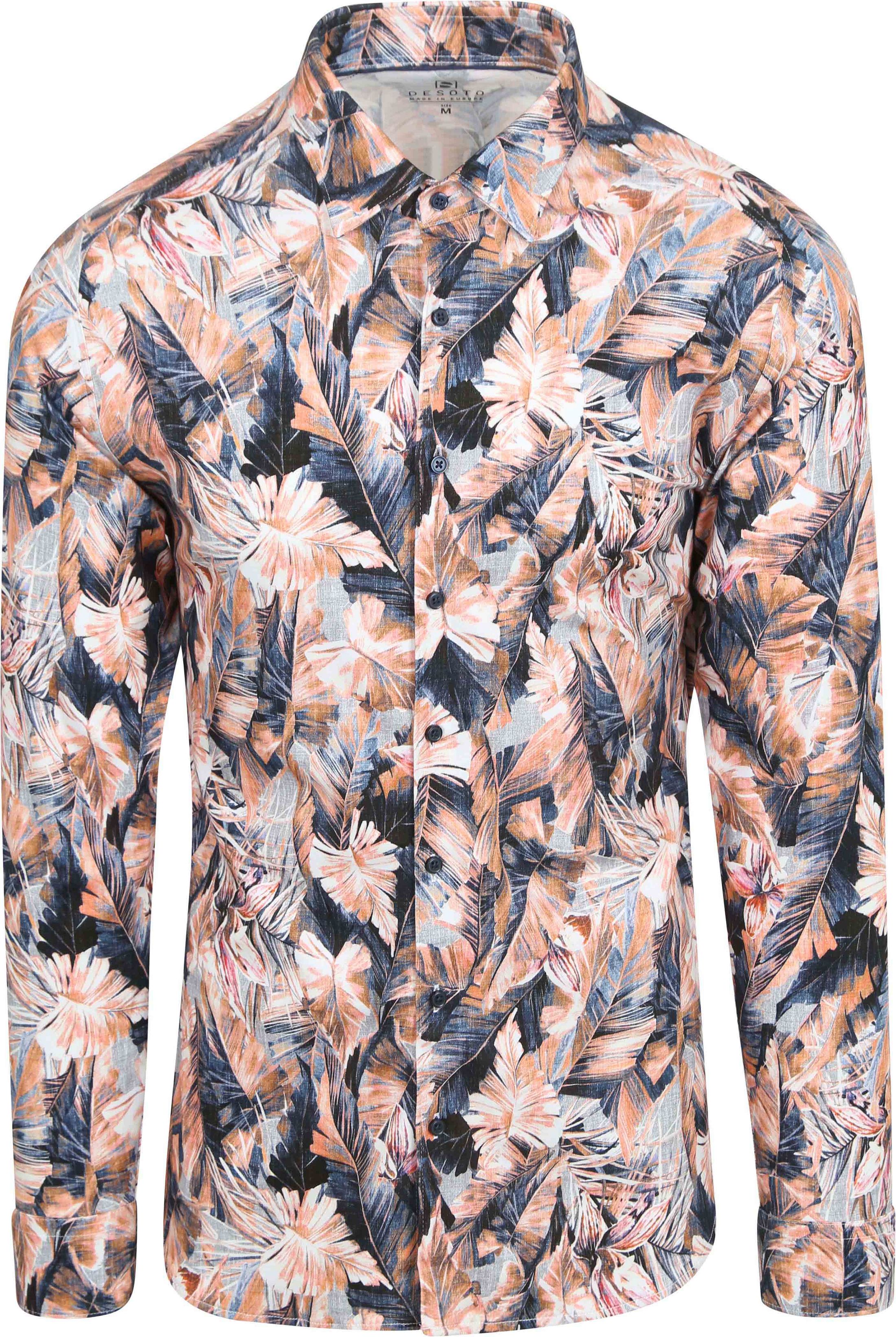 Desoto Hemd Botanic Print Multicolor 82128-3-323 kopen | Suitable