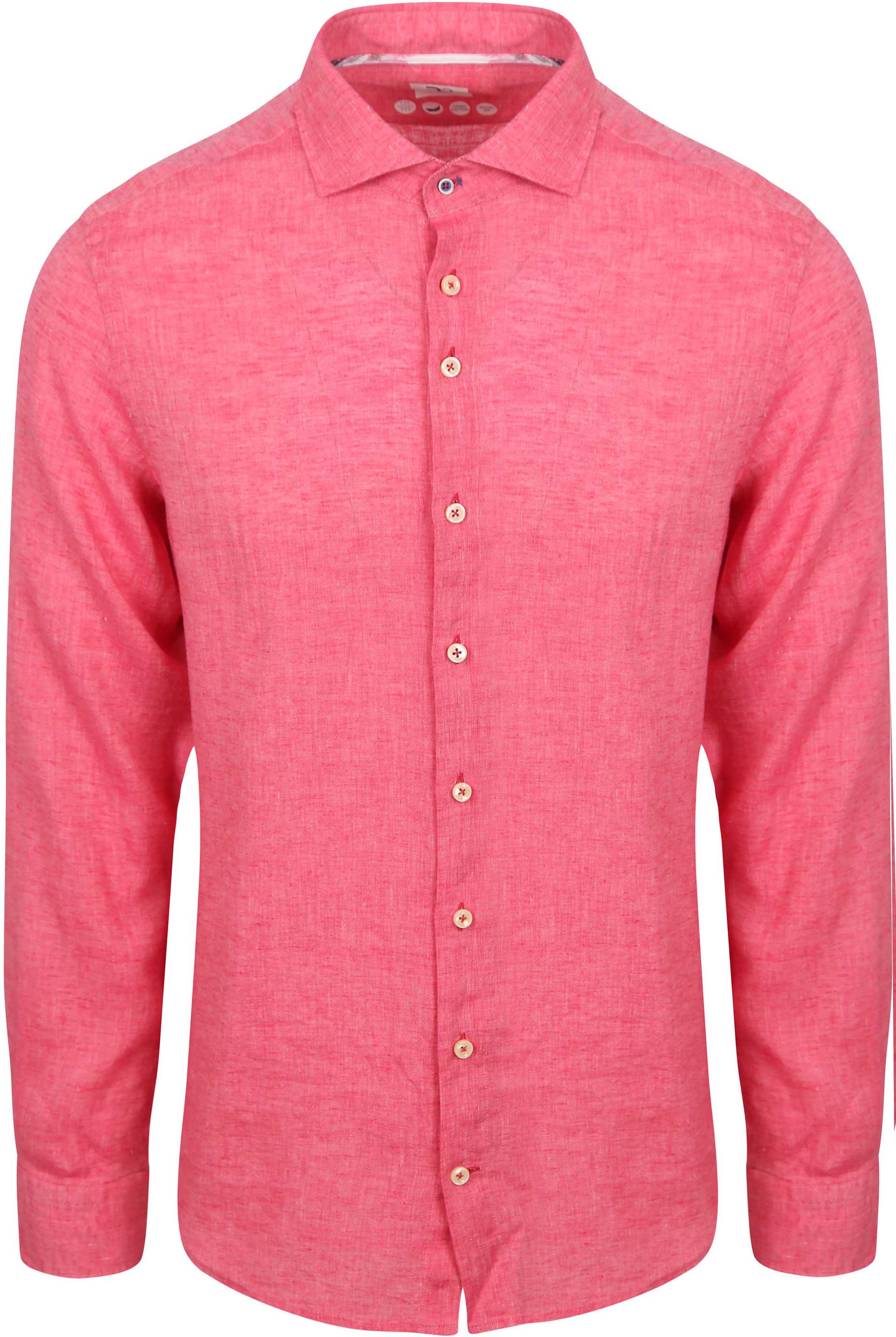 R2 Skjorte Linen Kirsebær 128.WSP.012-065