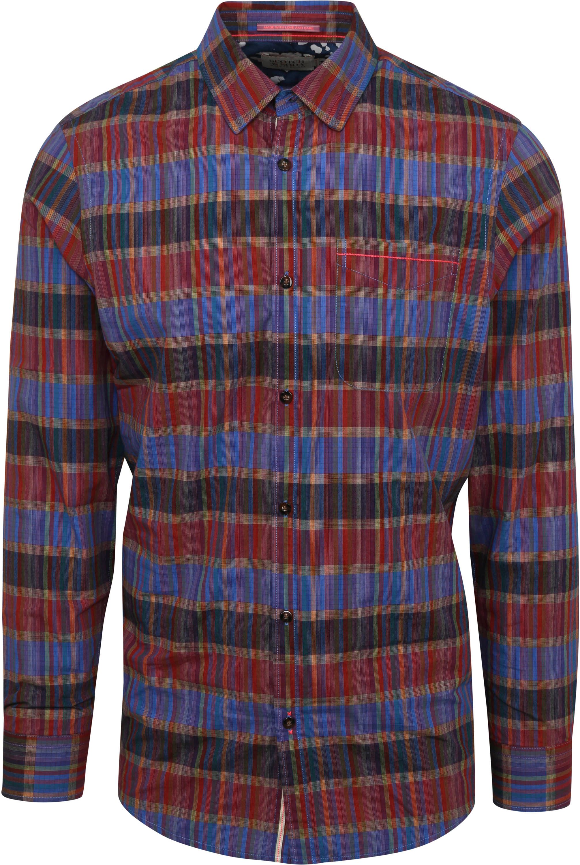 Scotch and Soda Skjorte Rutet Multifarge 169713-0219