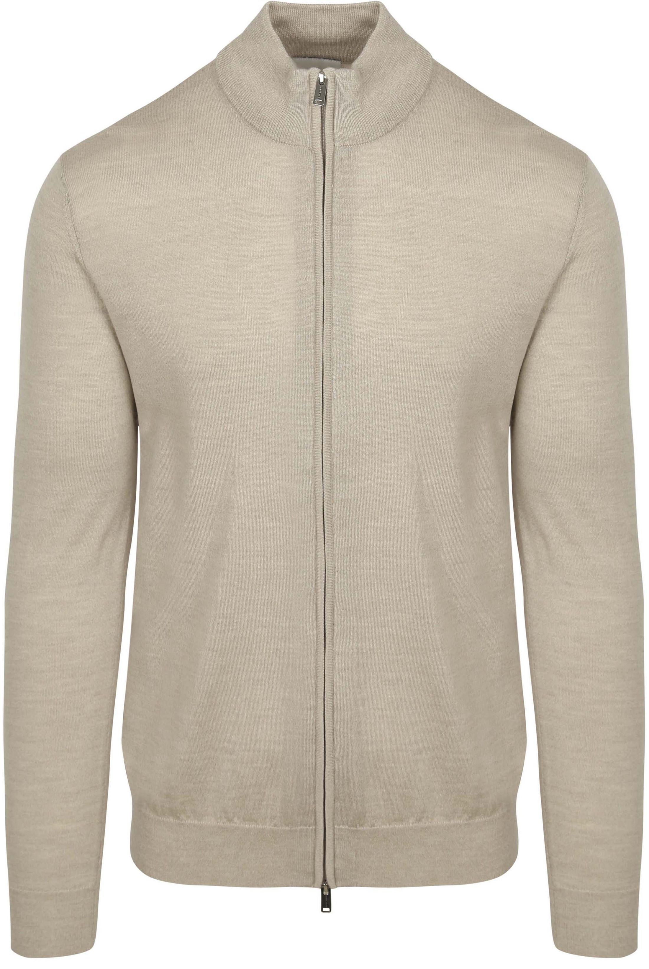 Profuomo Vest av Merinoull i Beige PPWJ30006F-F