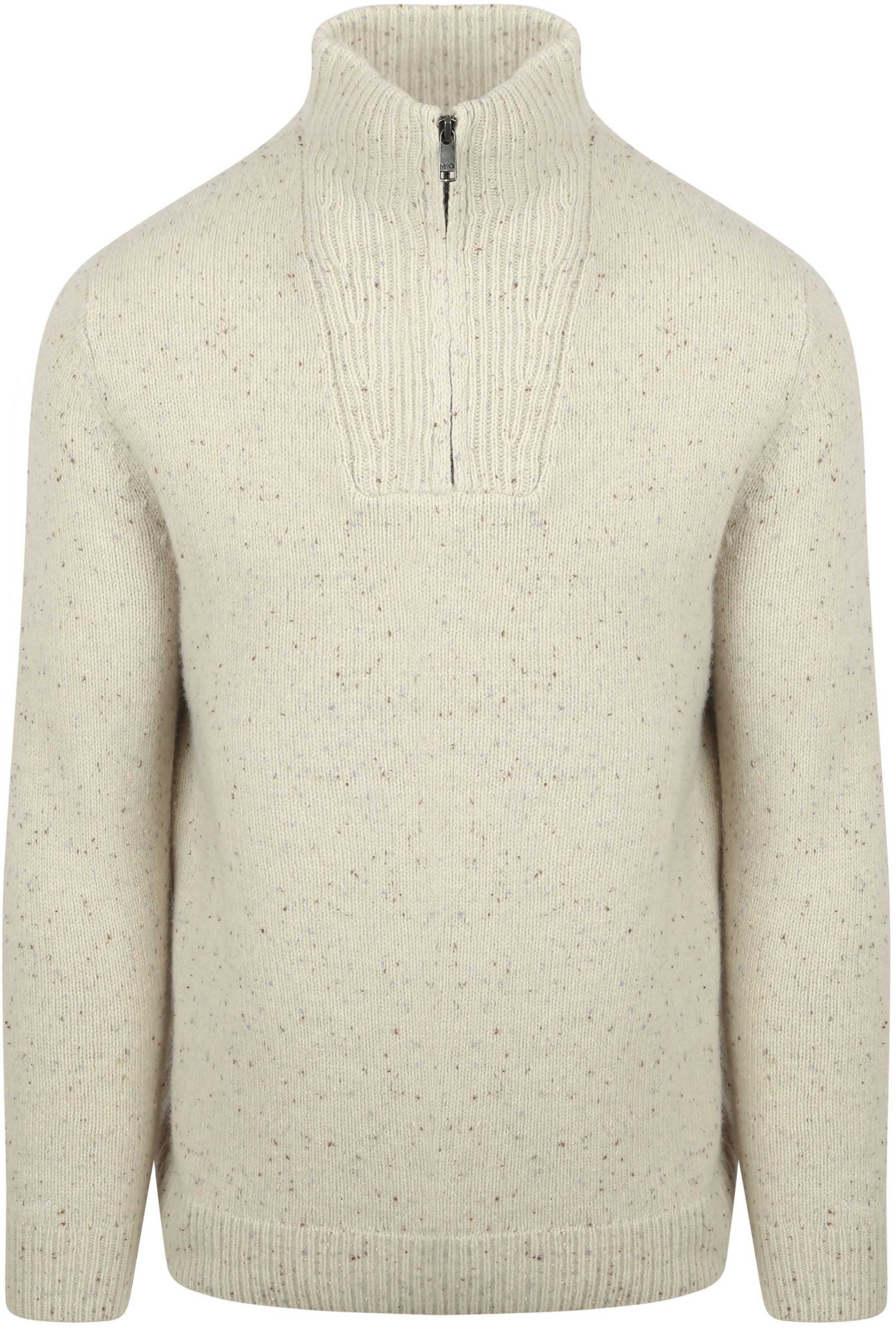 Køb McGregor Halv Lynlåstrøje Lammesuld Blend Ecru MM252.1204.03-9100 | Suitable