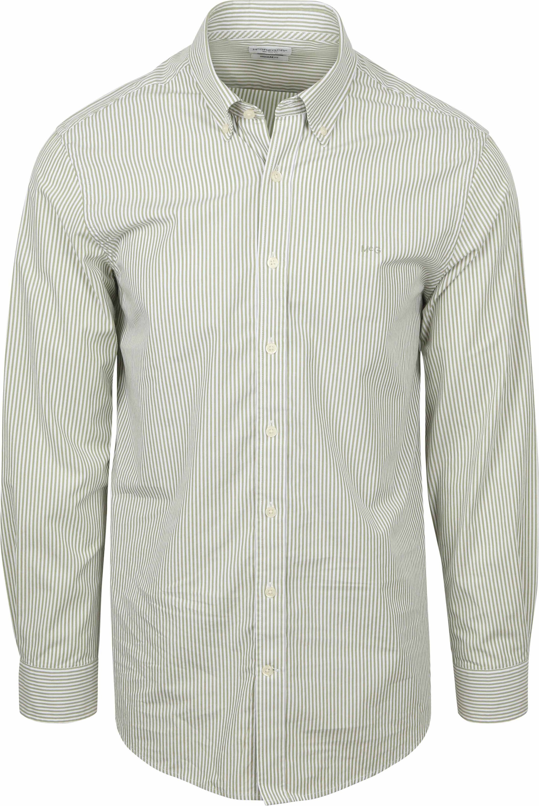 McGregor Hemd Poplin Streifen Grün kaufen | MM999.6001.05-5006 | Suitable