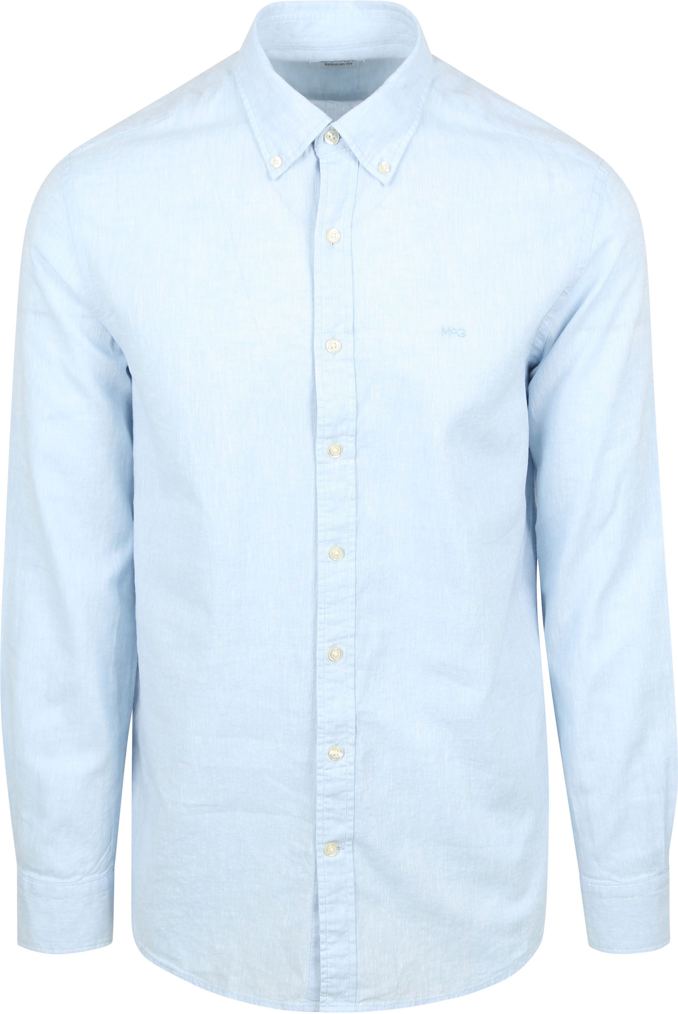 McGregor Overhemd Linnen Blend Lichtblauw MM251.6001.06-2001 kopen | Suitable