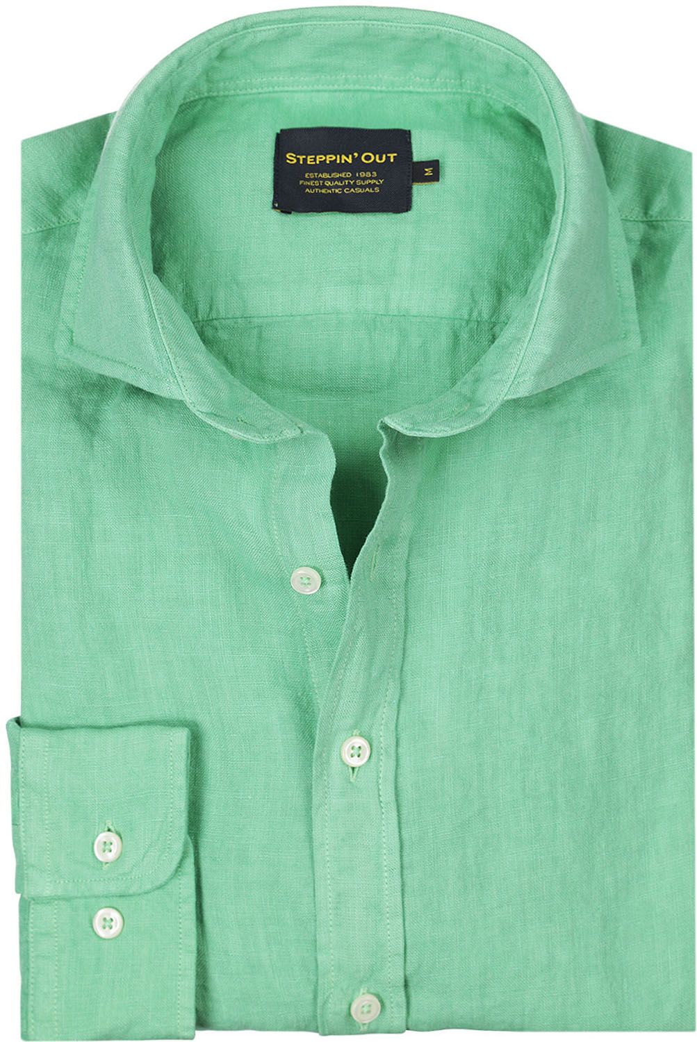 Steppin' Out Chemise De Lin Vert Menthe SM6001.0004-5004 commander en ligne | Suitable