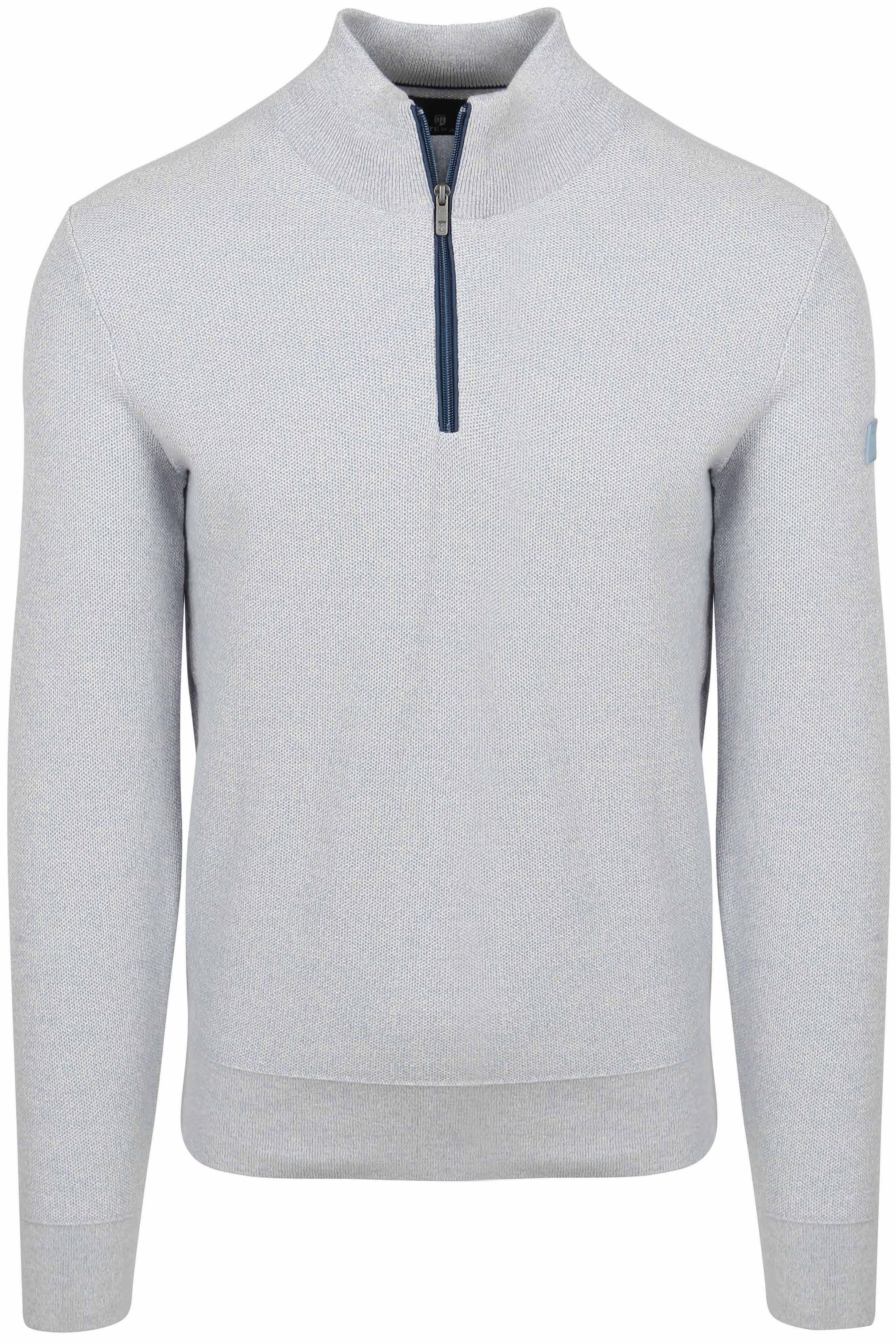State Of Art Half Zip Pullover Melange Hellblau 13116093-5393 kaufen | Suitable