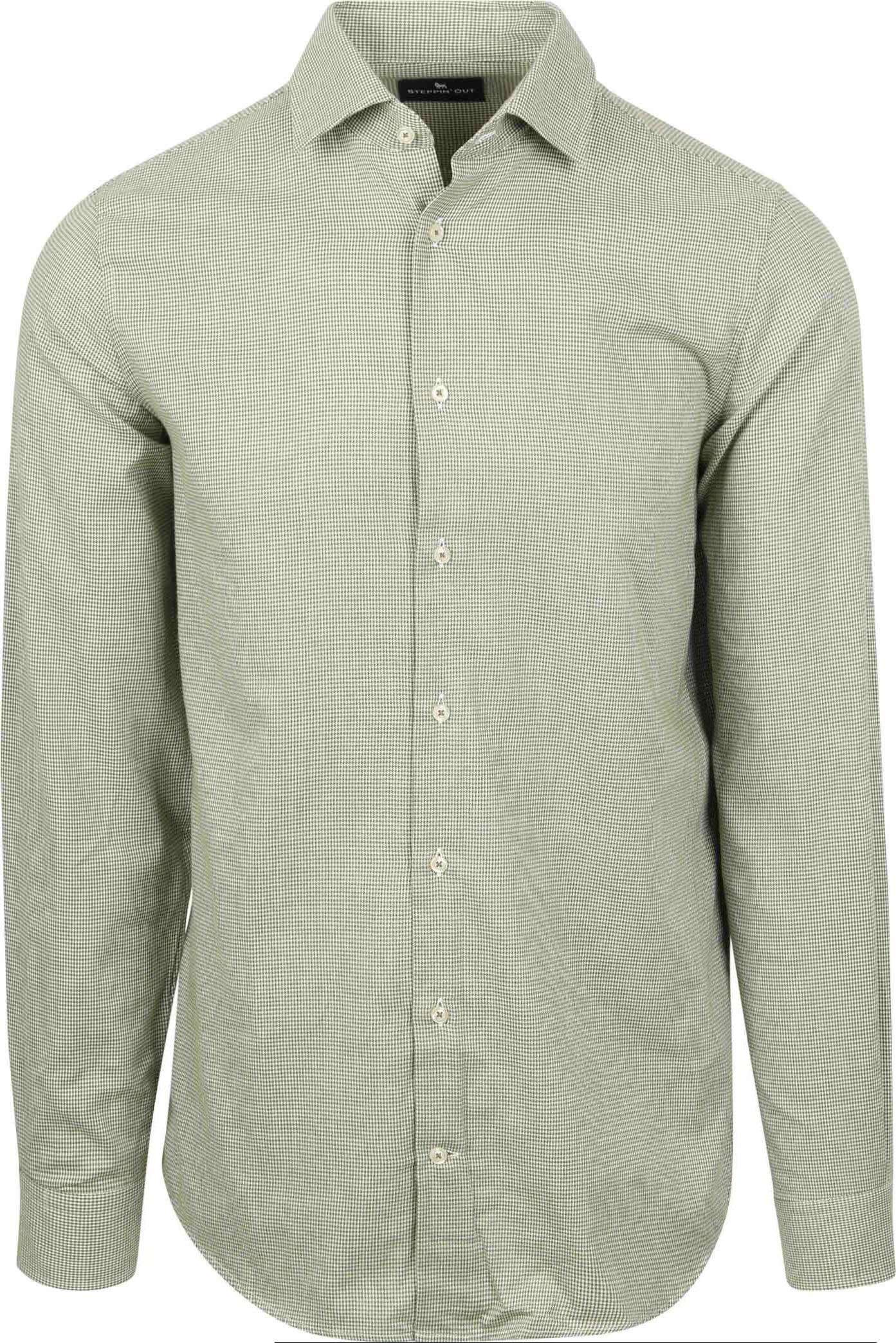 Steppin' Out Skjorte Flannel Pepita Grøn SH-FLANWS-SO-25.05