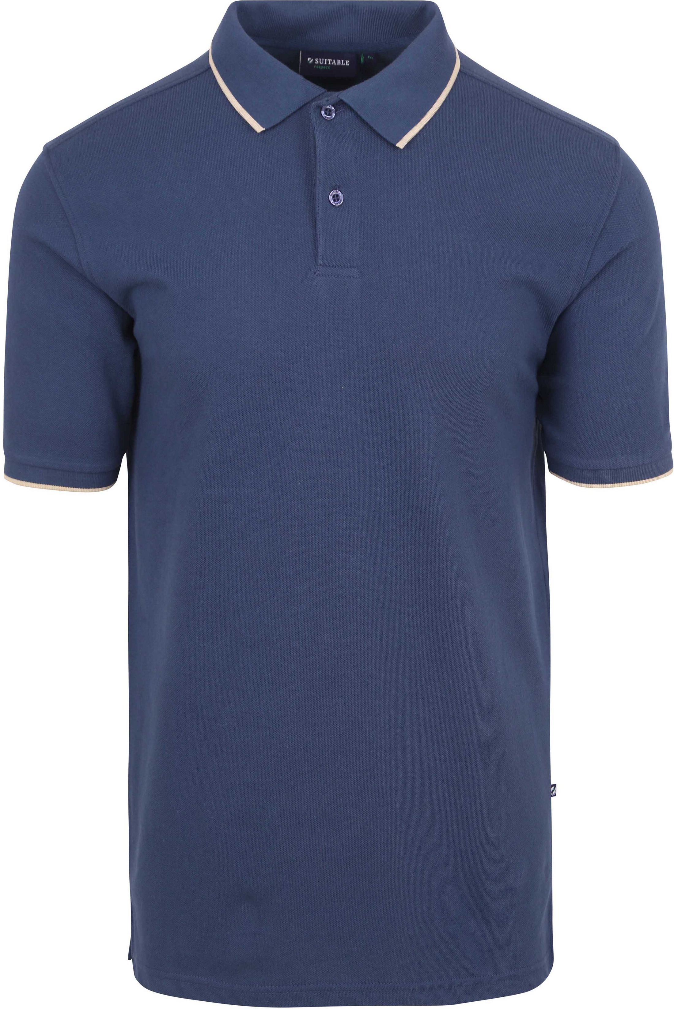 Suitable Respect Polo Shirt Tip Ferry Denim Blue order online | RSP-24TPF-DE | Suitable Liechtenstein