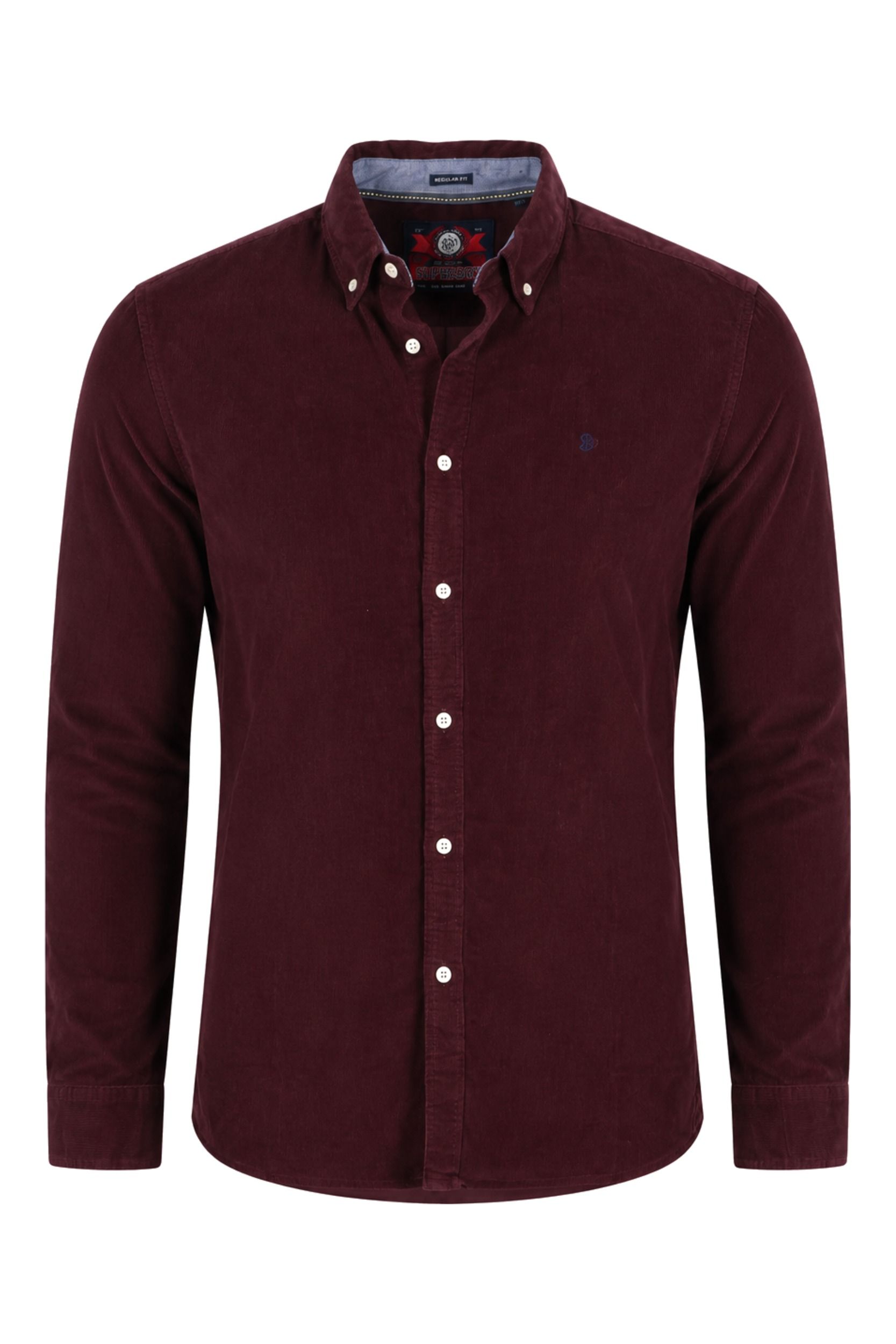 Chemise Superdry Vintage Destroy Piqué Marine commander en ligne | M4011044A-XPS | Suitable Luxembourg