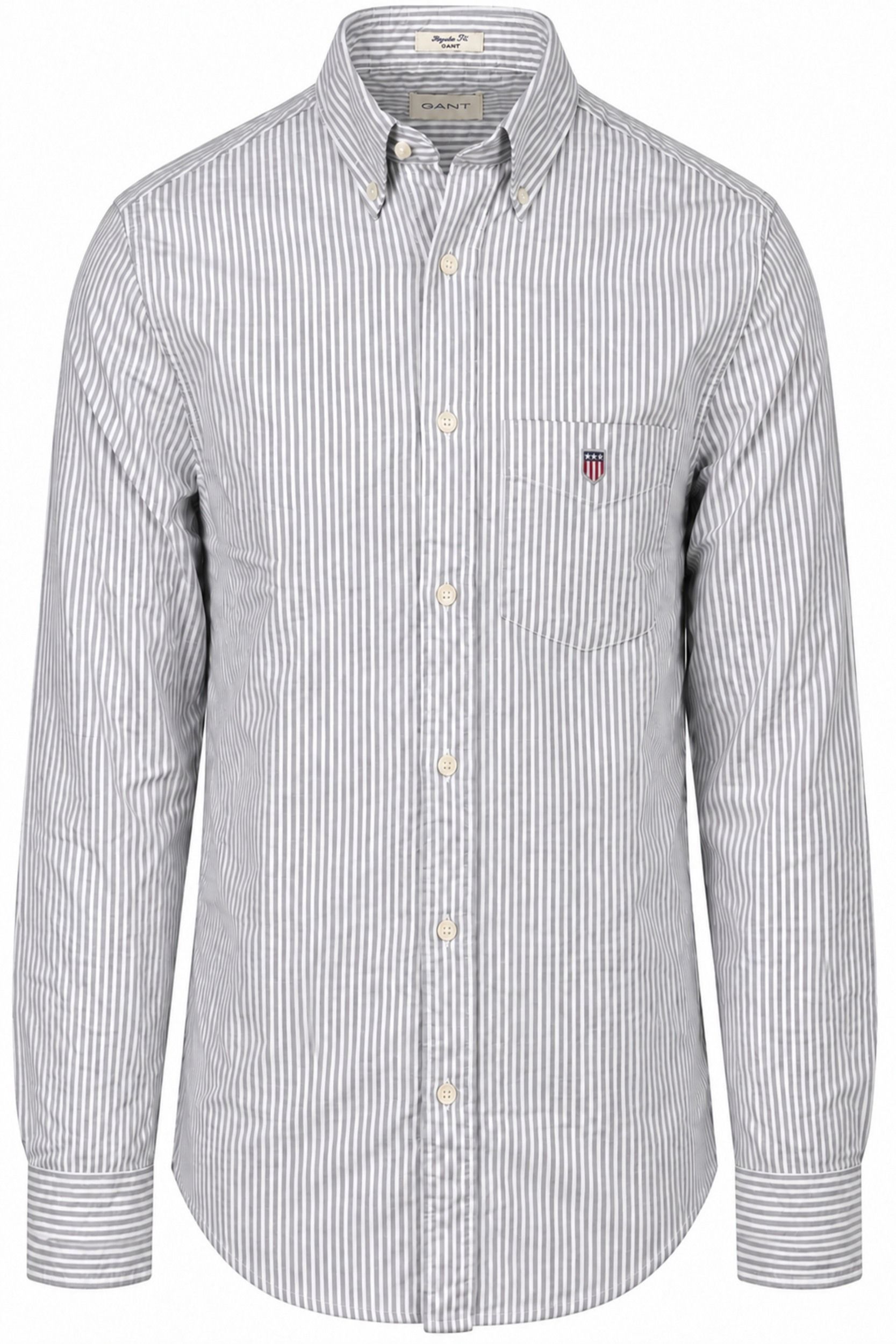 Gant Hemd Oxford Streifen Hellbraun kaufen | 3000230-217 | Suitable