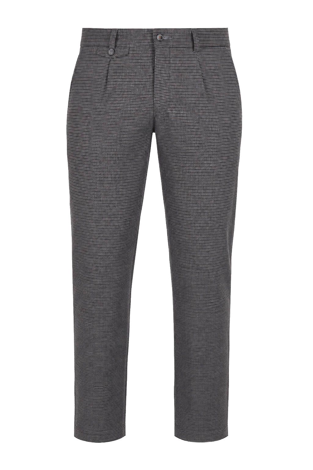 Suitable Chino Pico Pleat Pepita Navy Brown order online | PA-STBL-PIFL-AW26.06 pepita | Suitable Greece