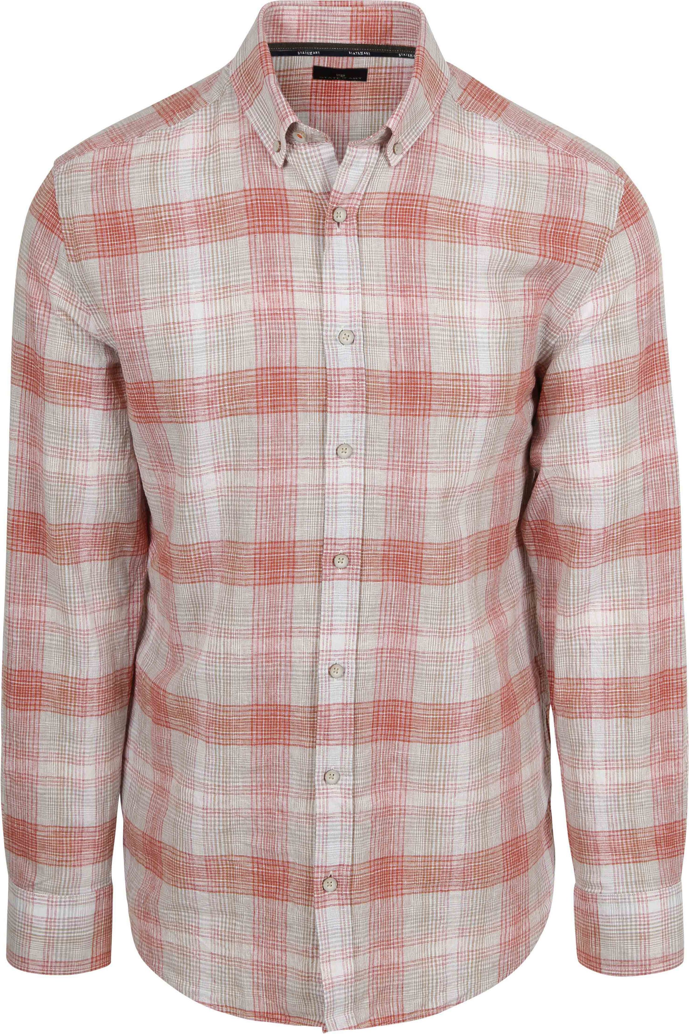 Chemise State of Art à carreaux Rouge 21516164-1642 commander en ligne | Suitable