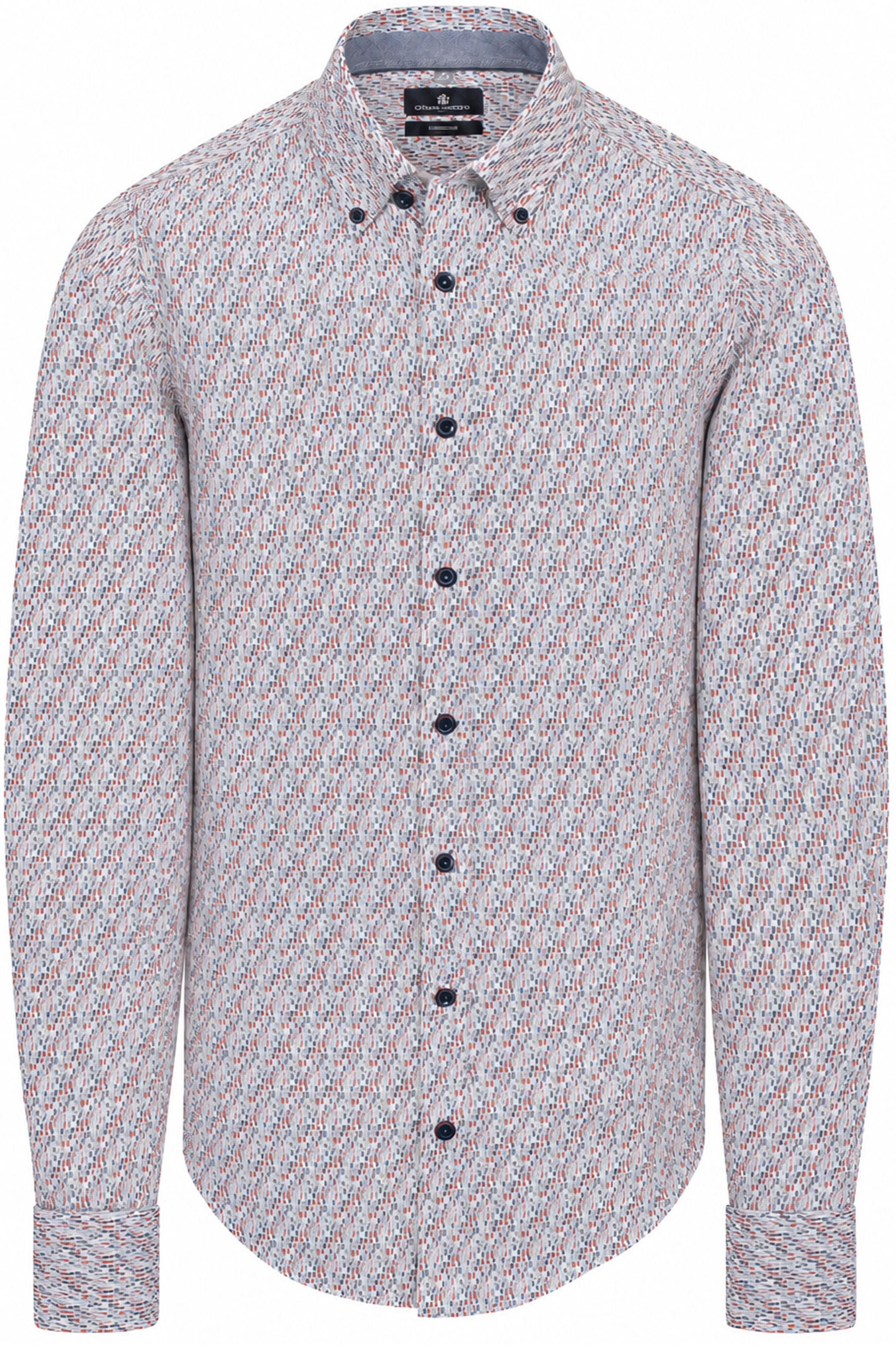 CASAMODA Overhemd Print Blauw En Rood 126132490-400 kopen | Suitable
