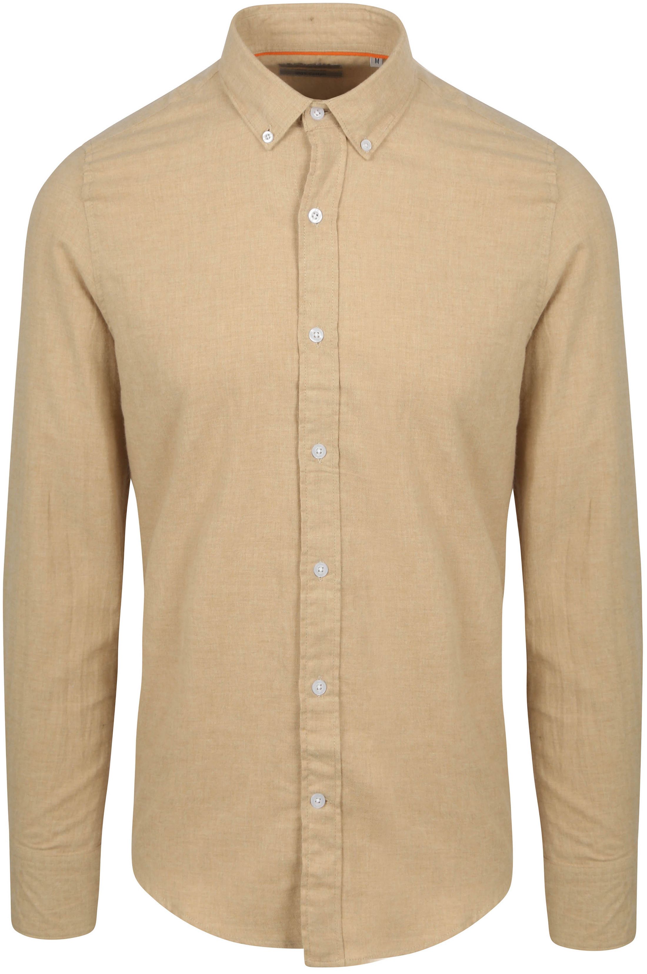 Suitable Skjorte Flanel Beige SH-BD-FLBE-AW24.03 