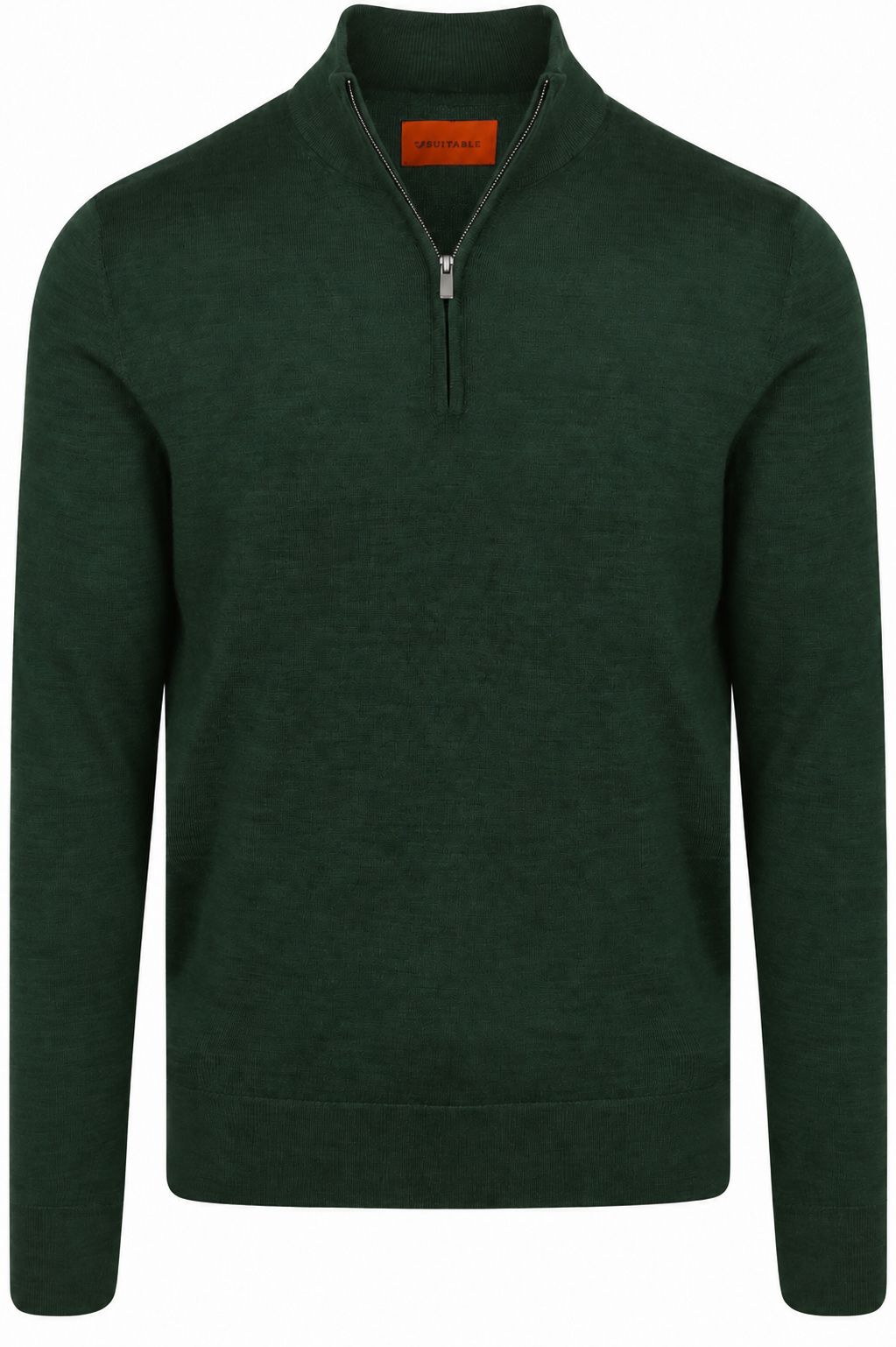 Suitable Merino Half Zip Sweater Dark Green order online | PU-MRI-HZ-23 kl 195413 Racing Green | Suitable Slovakia
