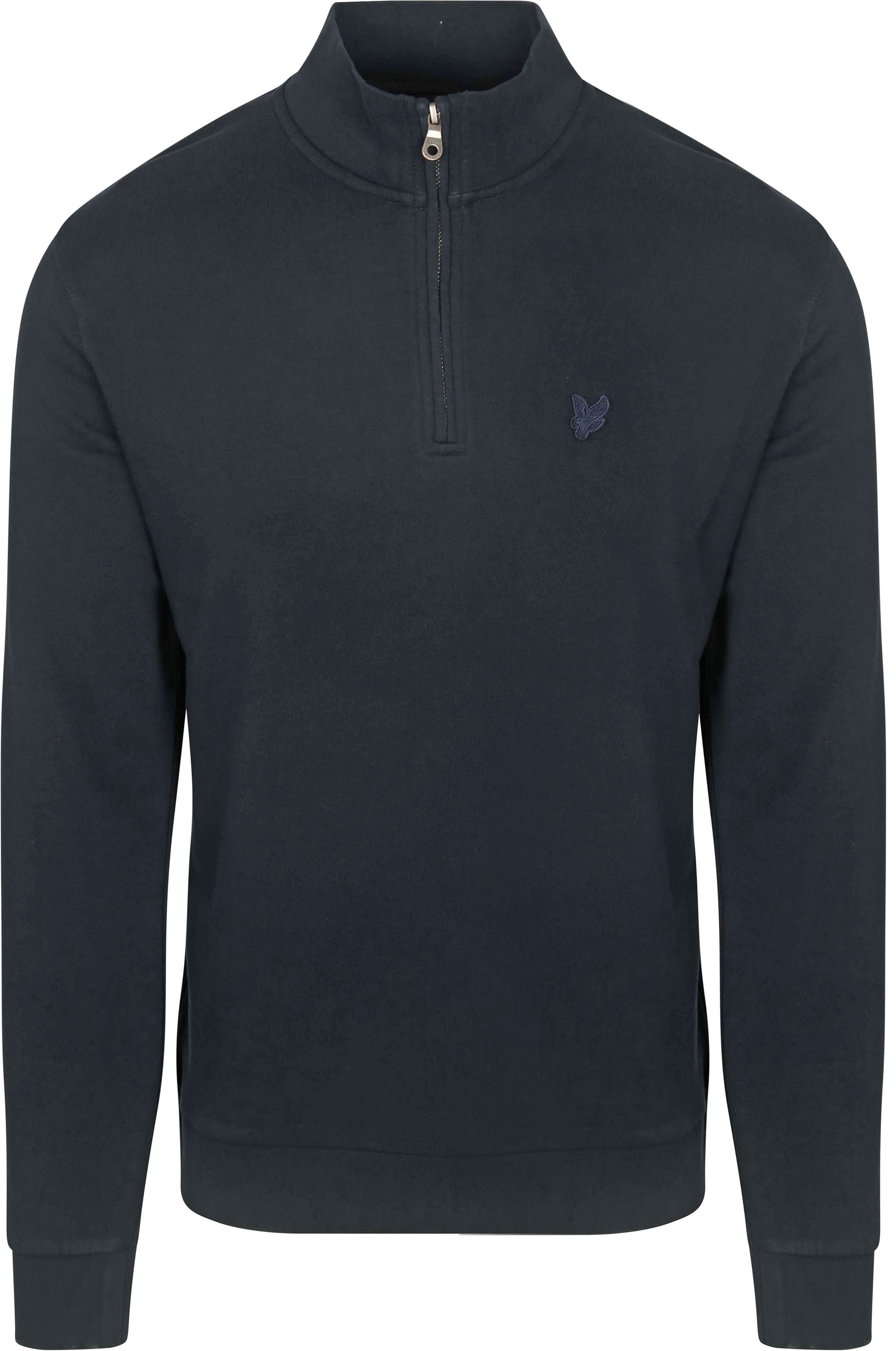 Lyle & Scott Half Zip Pullover Tone Blå ML2022TON-Z271