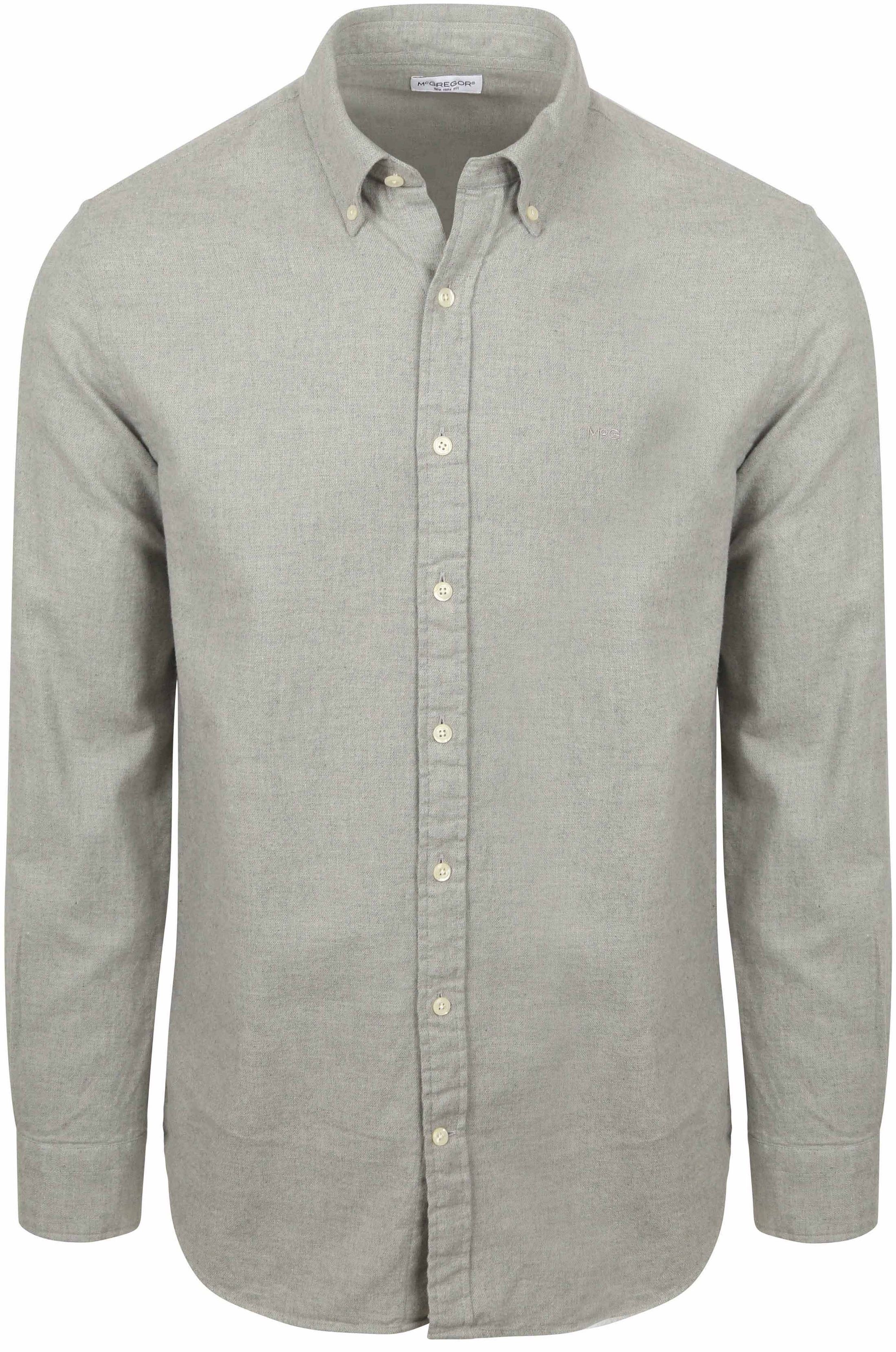 McGregor Hemd Flanell Melange Grau kaufen | MM252.6001.09-1202 | Suitable