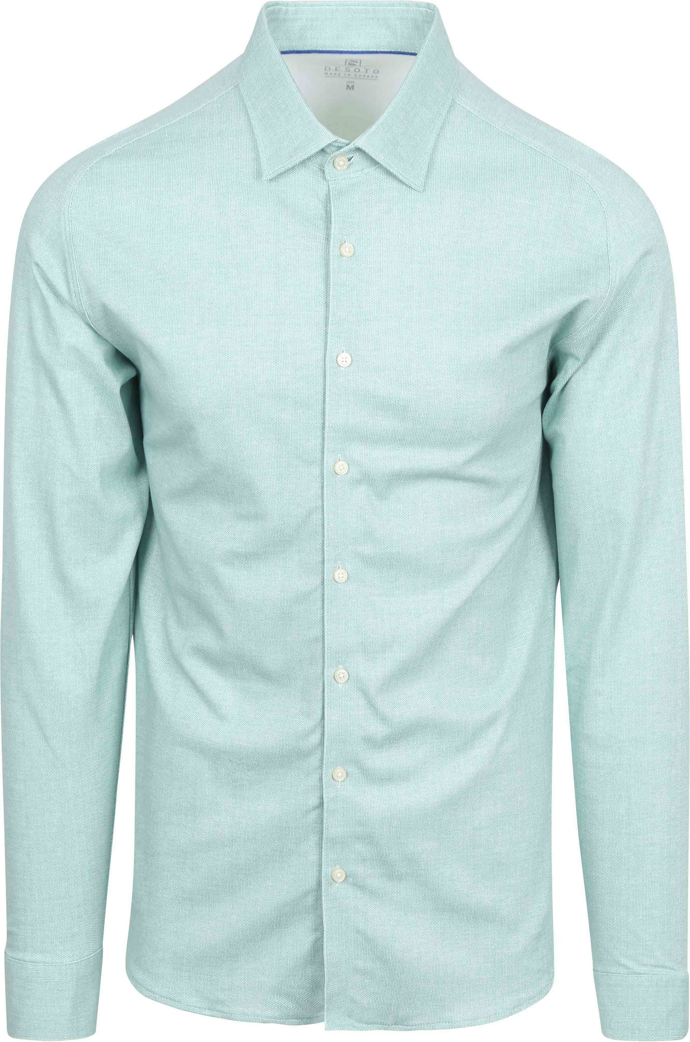 Desoto Skjorta Strykfri Kent Grön 83028-3-620
