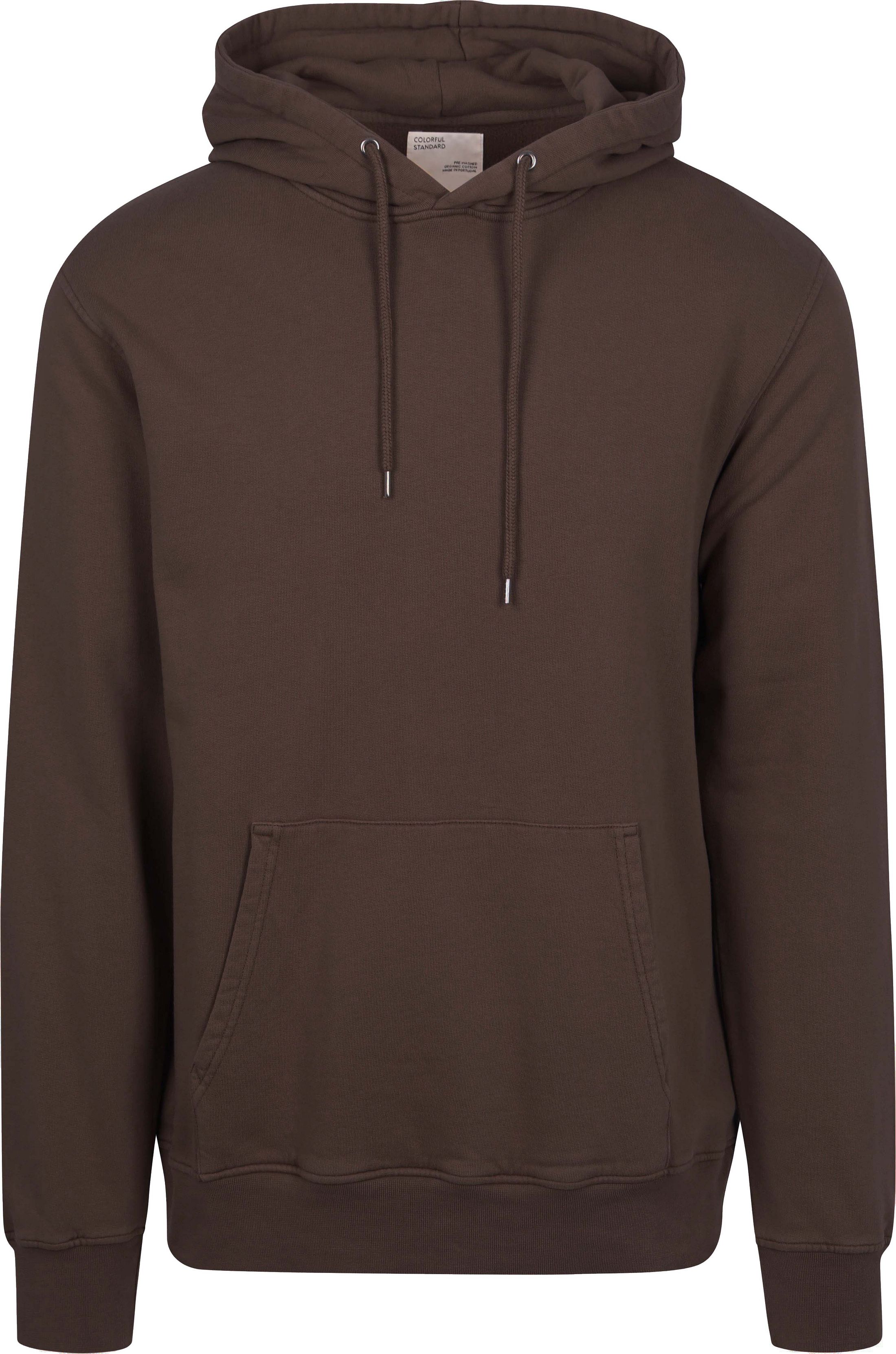 Colorful Standard Økologisk Hættetrøje Mørkebrun CS1006 Coffee Brown