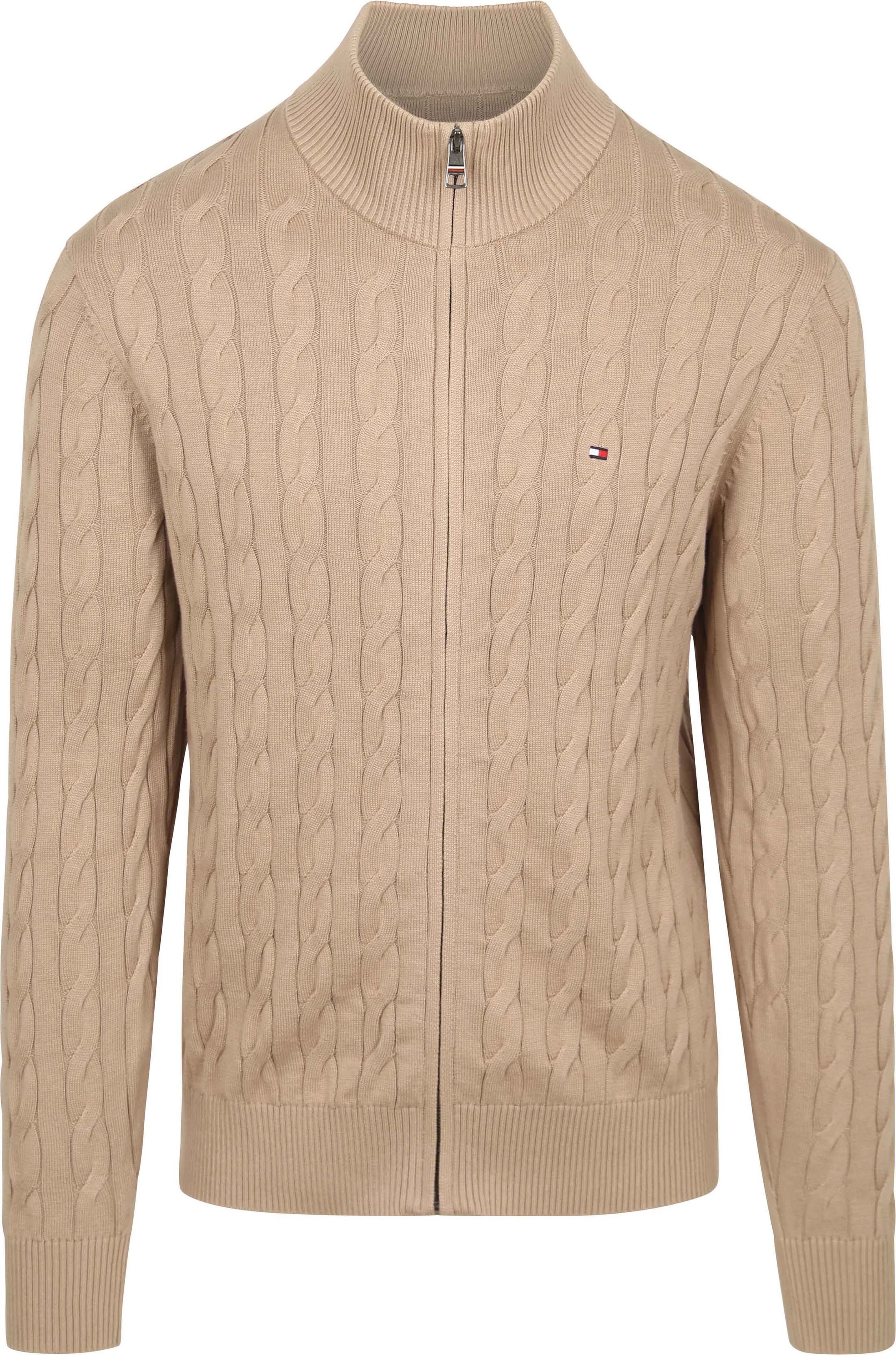 Tommy Hilfiger Kardigan Beżowy MW0MW40440-AFE 