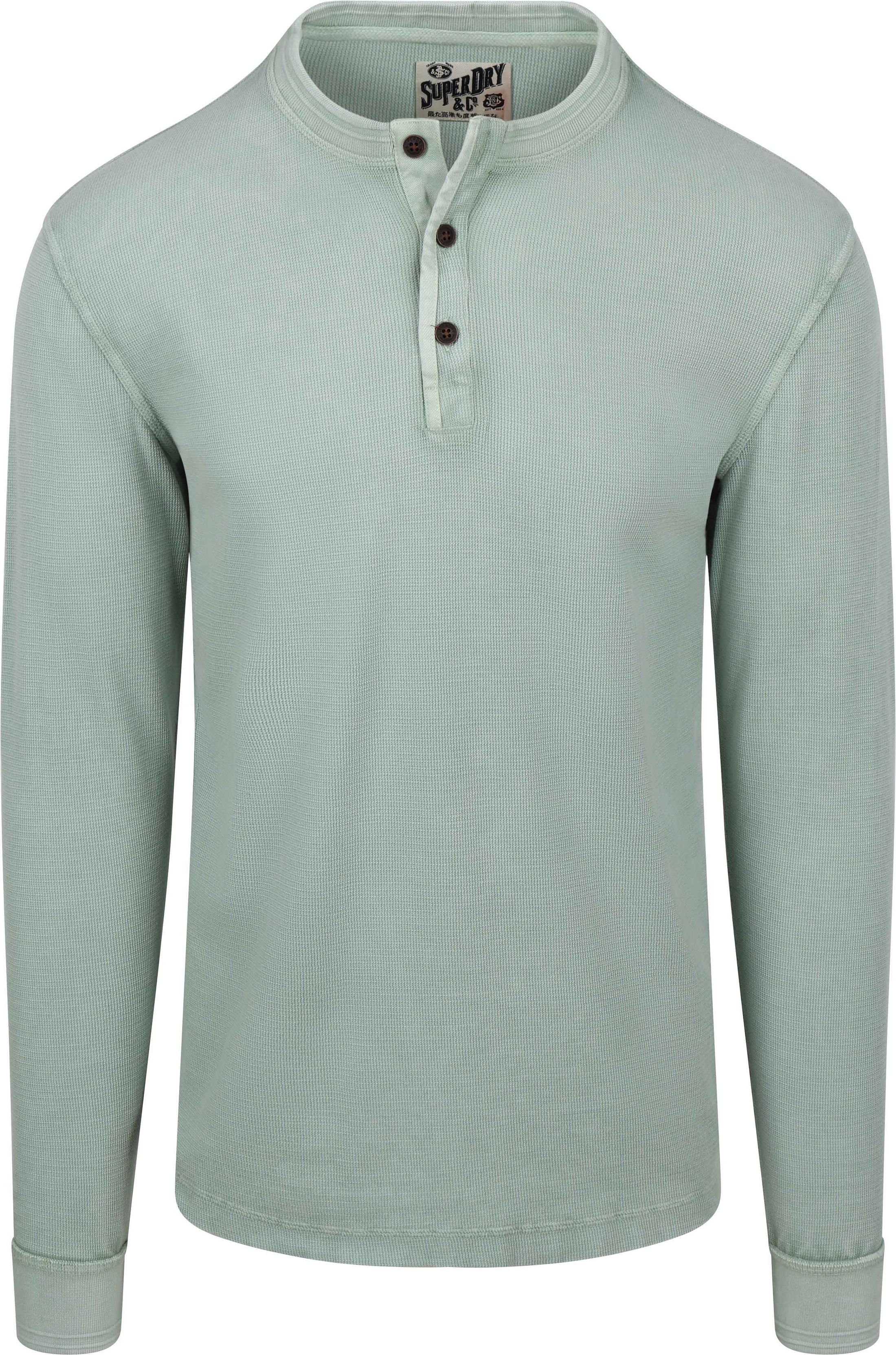 Superdry Pullover Henley Textured Green order online | Suitable Slovenia