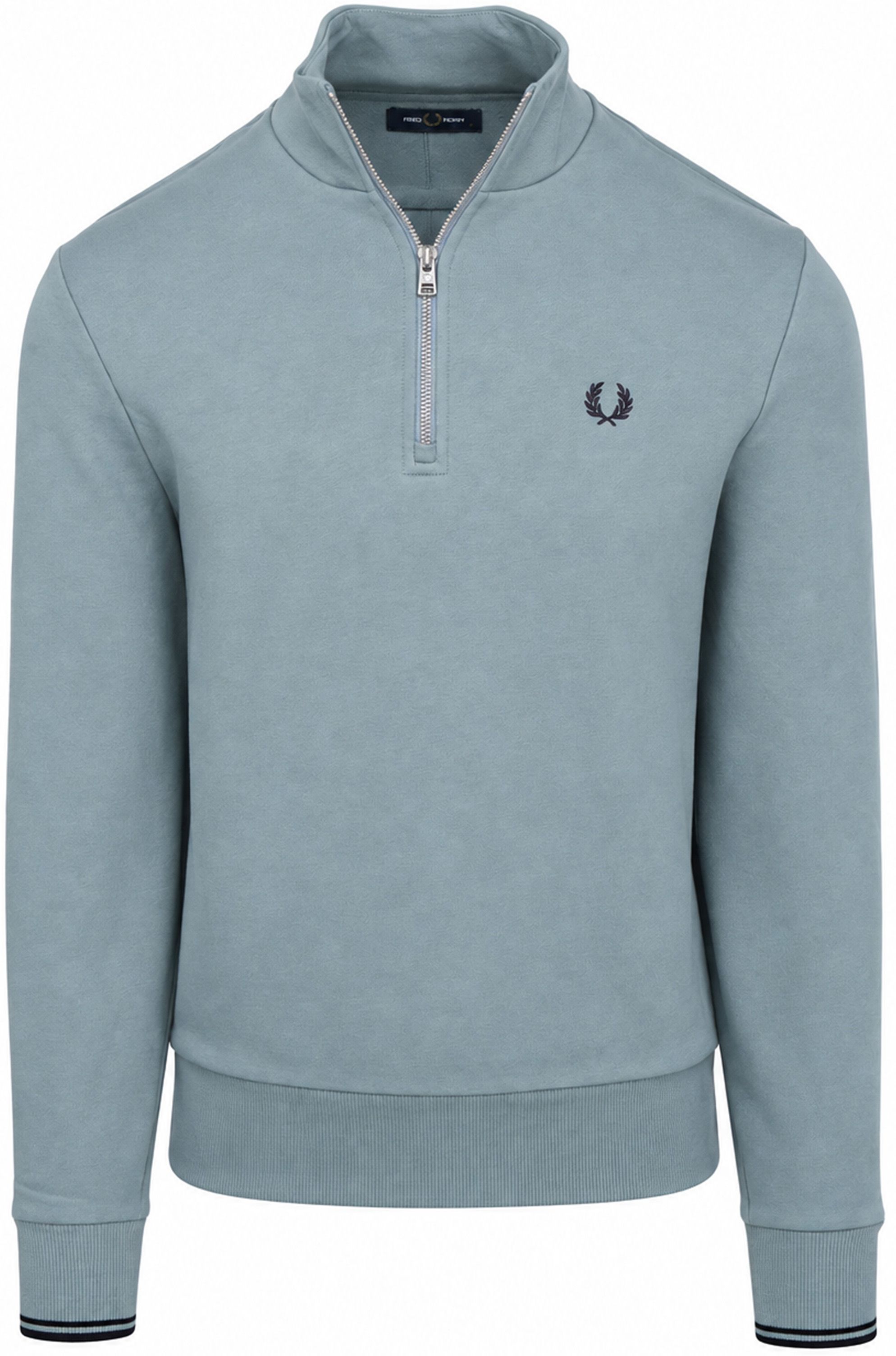Fred Perry Longsleeve Half Zip Polo Shirt Blue order online | M3574-Z56 | Suitable Greece